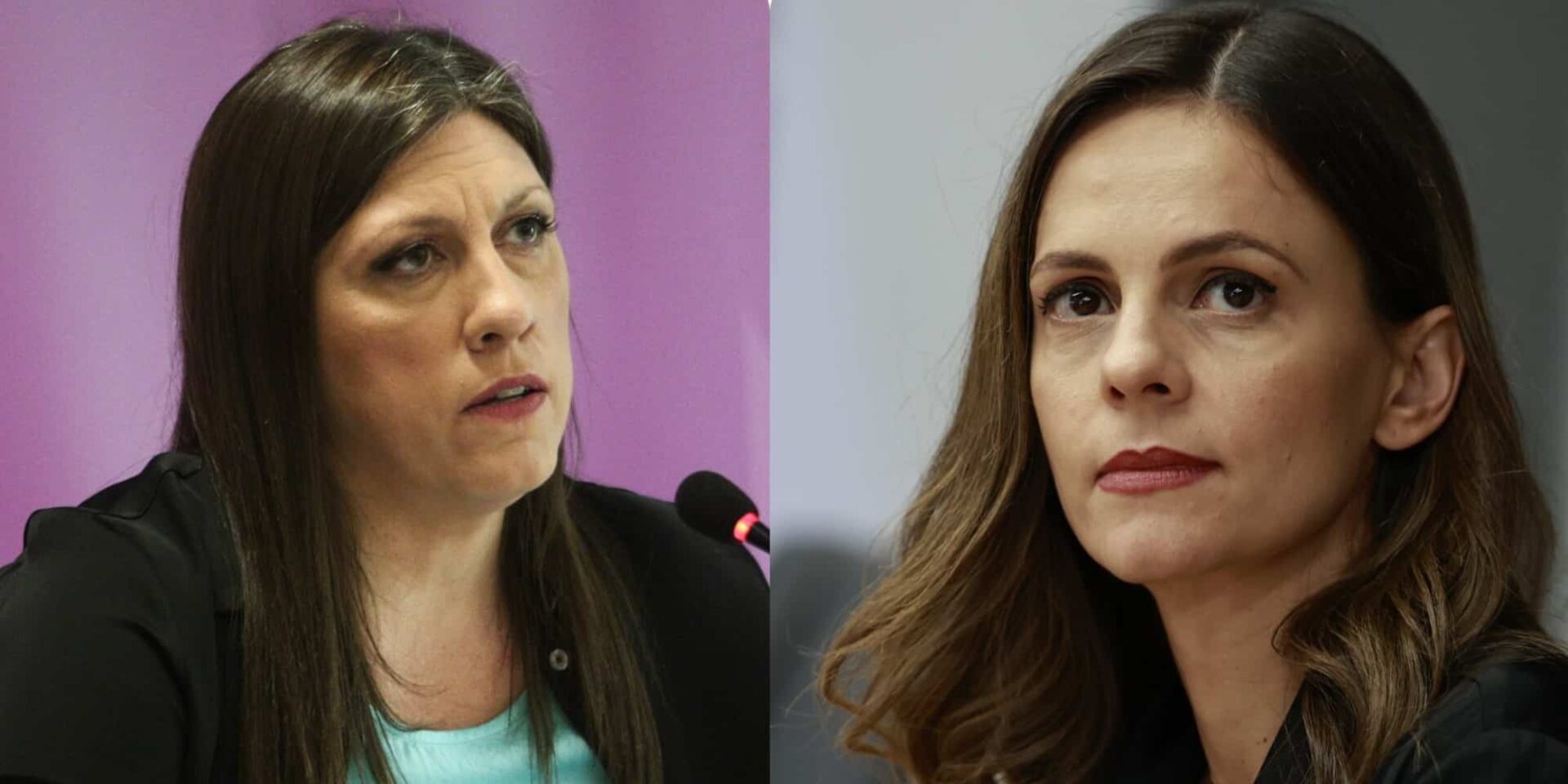 Ζωή Κωνσταντοπούλου και Έφη Αχτσιόγλου