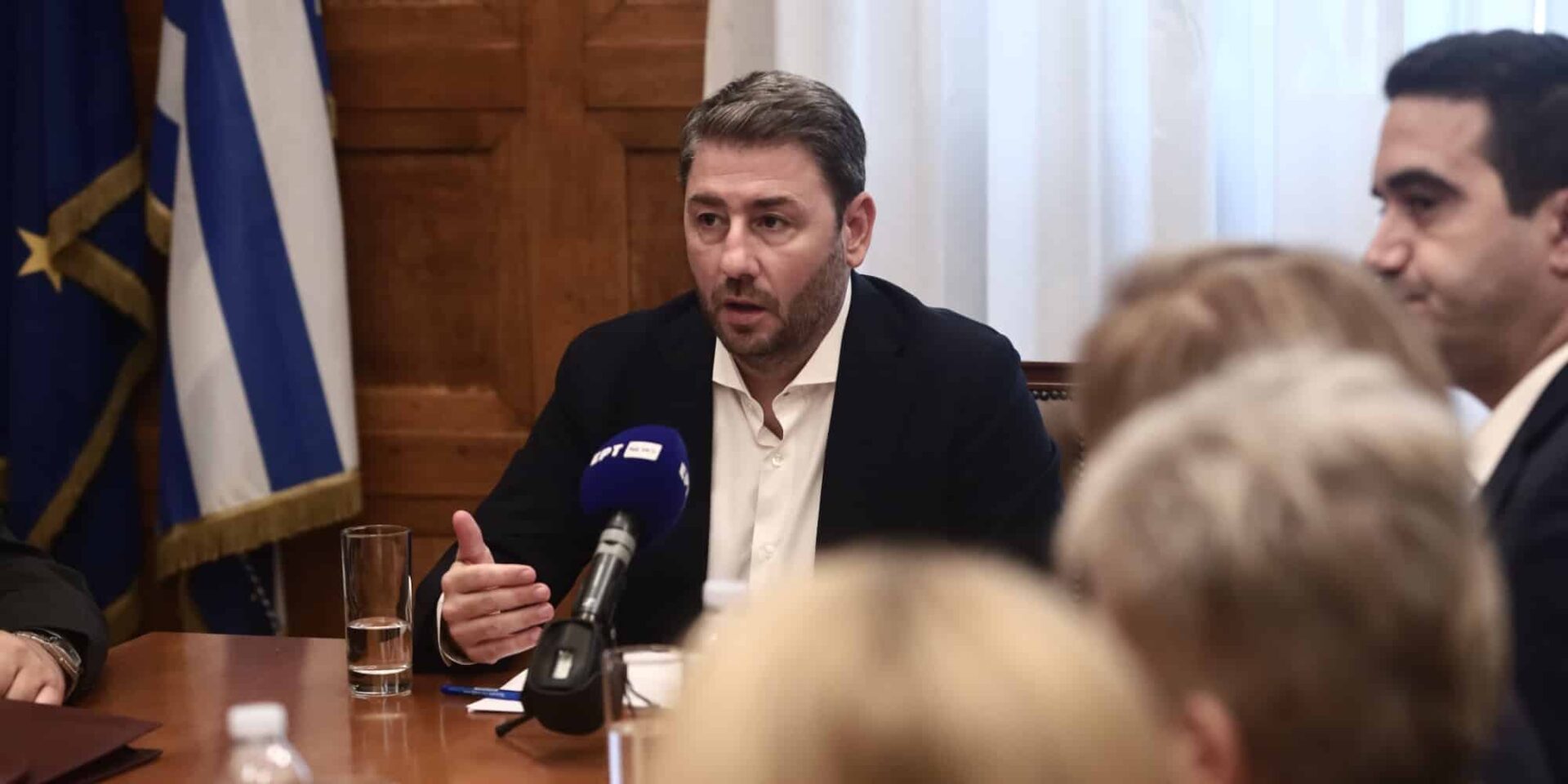 Ο πρόεδρος του ΠΑΣΟΚ-Κινήματος Αλλαγής, Νίκος Ανδρουλάκης