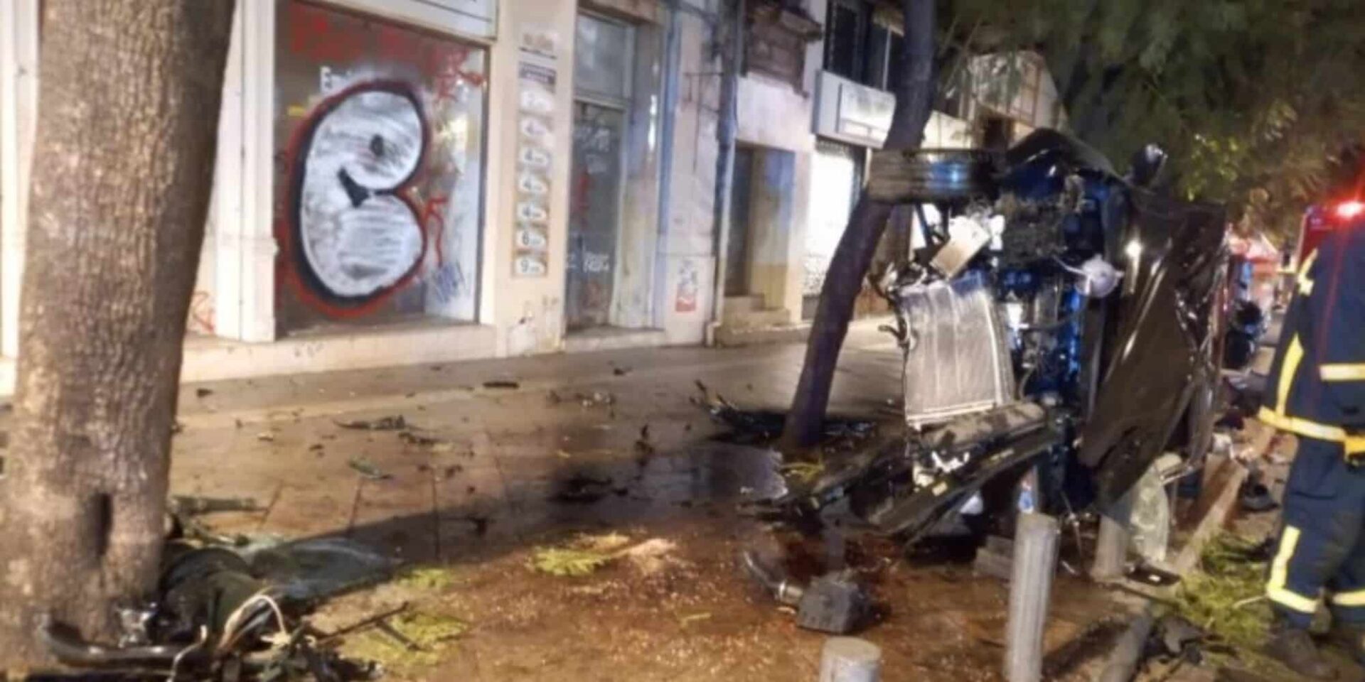 Εικόνα από το τροχαίο