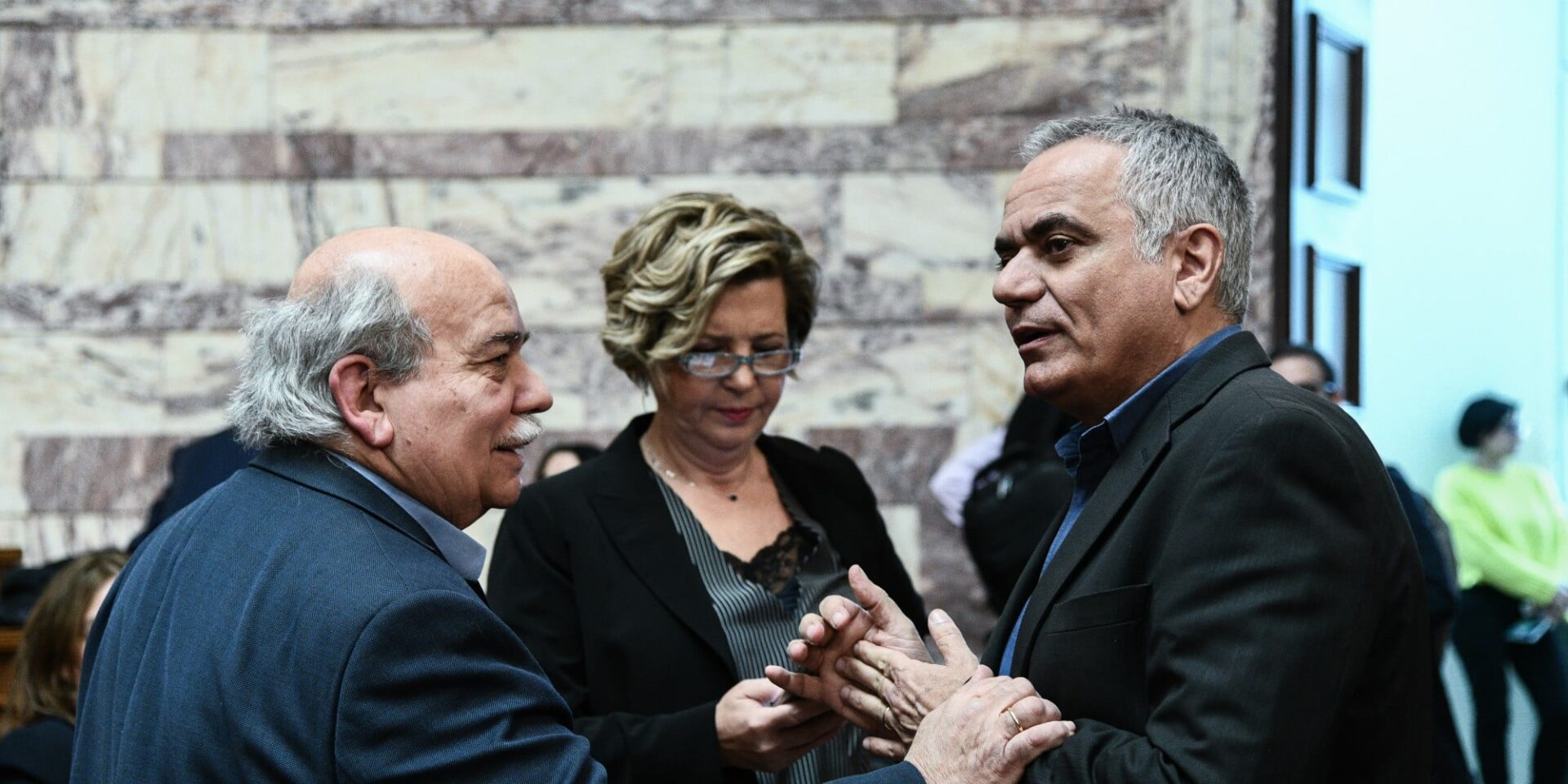 Νίκος Βούτσης και Πάνος Σκουρλέτης