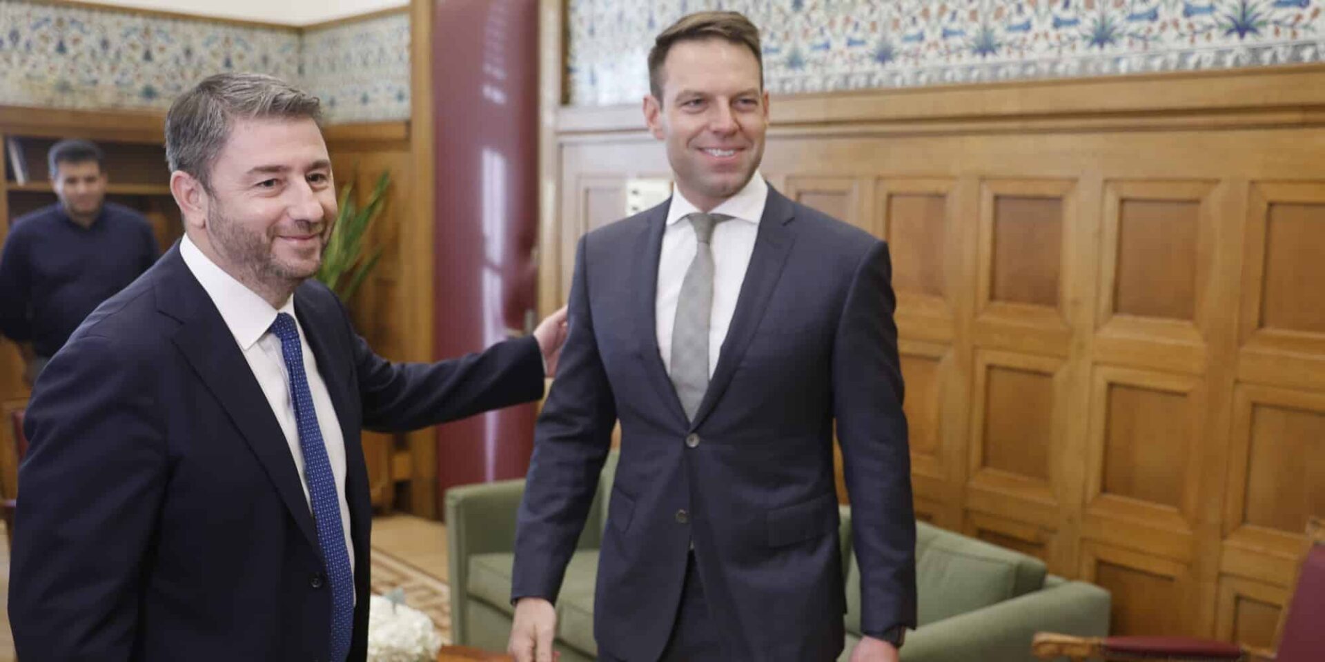 Ο Κασσελάκης συναντήθηκε με τον Ανδρουλάκη