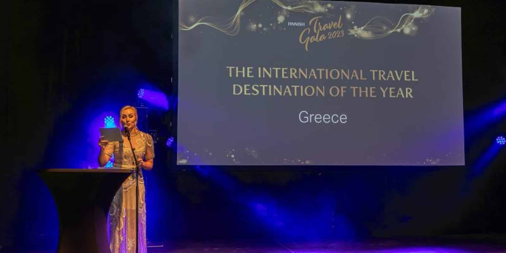 Η Ελλάδα κατέκτησε το βραβείο του Διεθνούς Ταξιδιωτικού Προορισμού στο Finnish travel Gala 2023