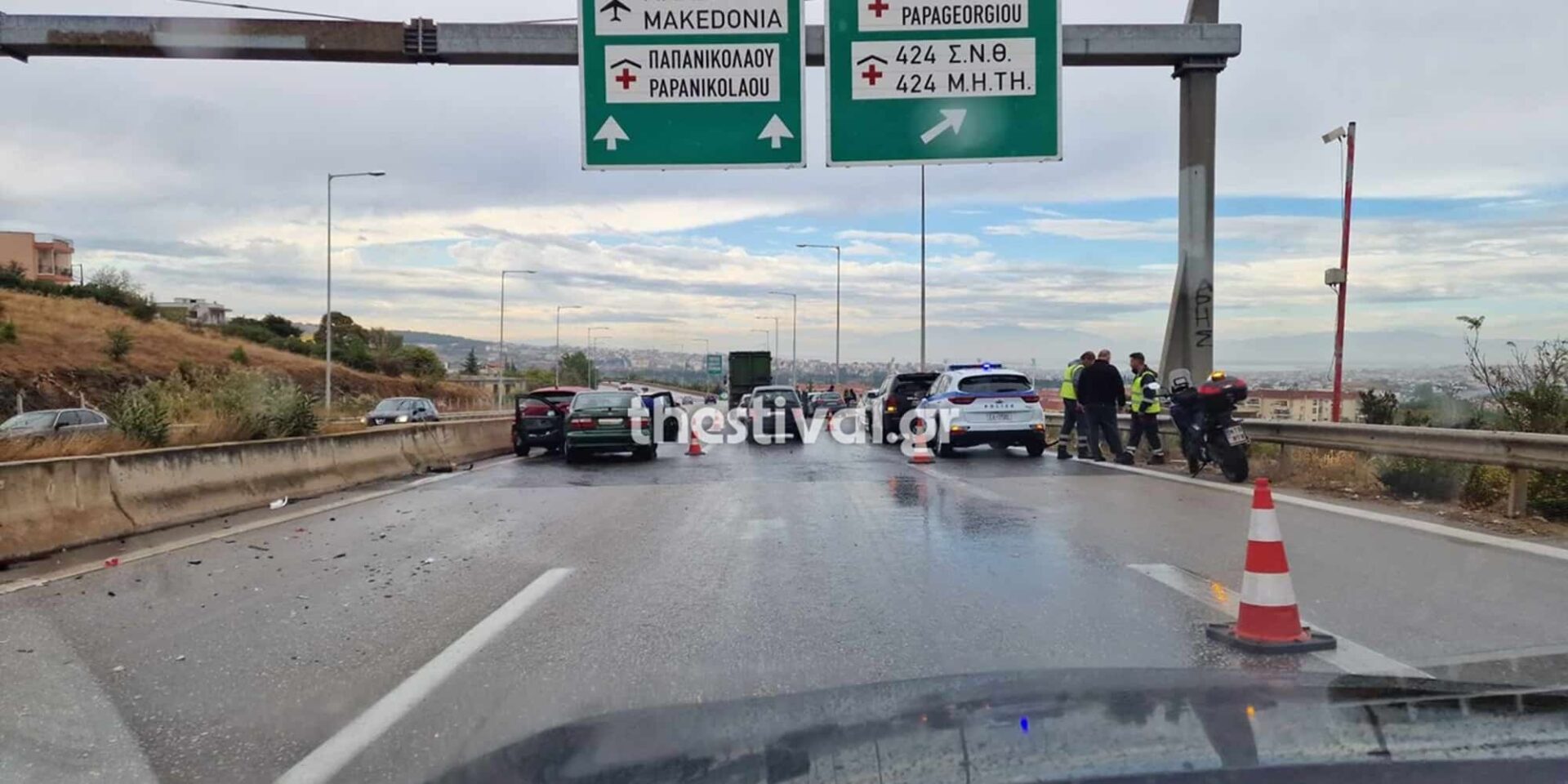 Καραμπόλα στην Θεσσαλονίκη