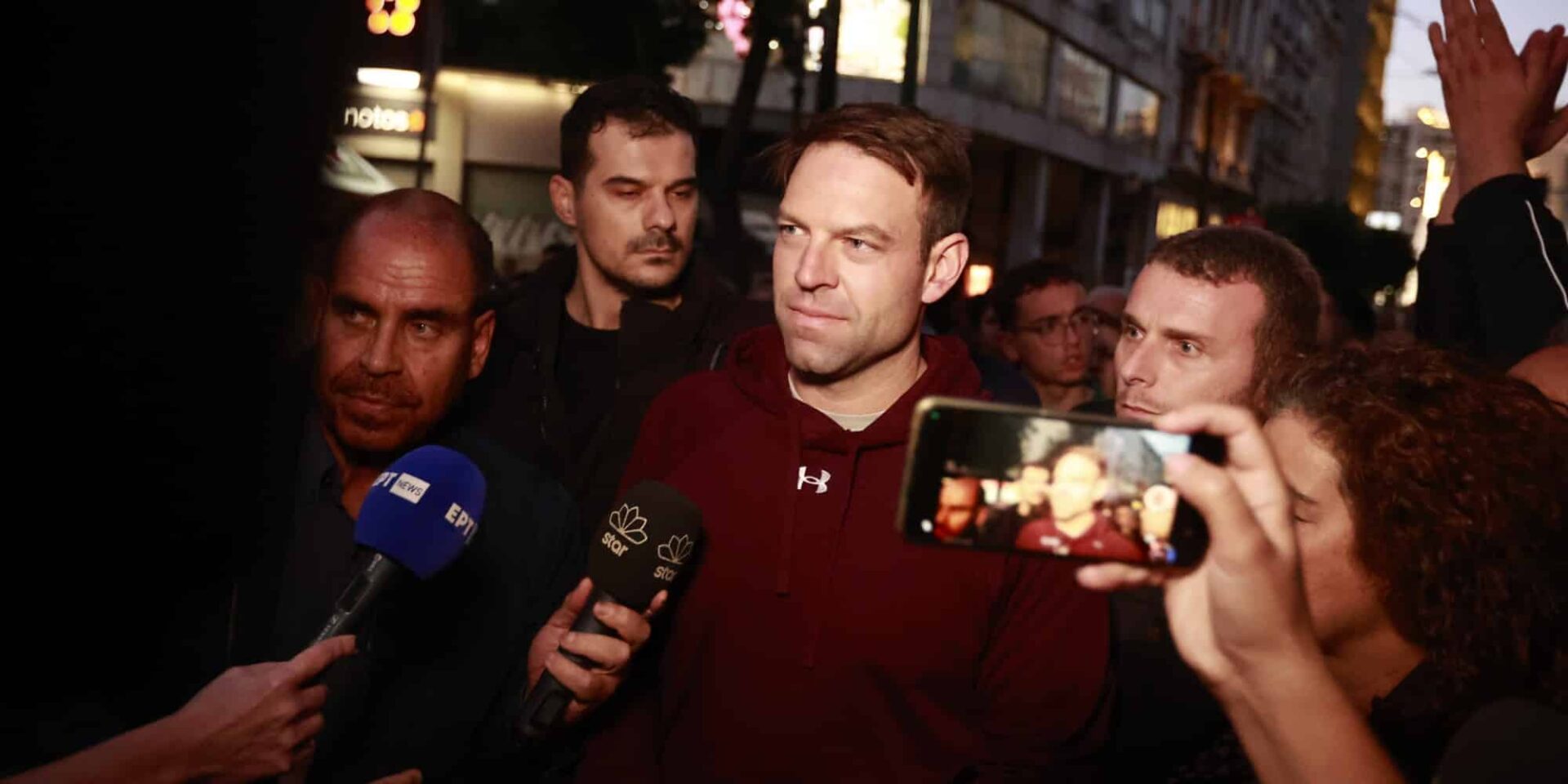 Ο Κασσελάκης βρέθηκε στην πορεία για το Πολυτεχνείο