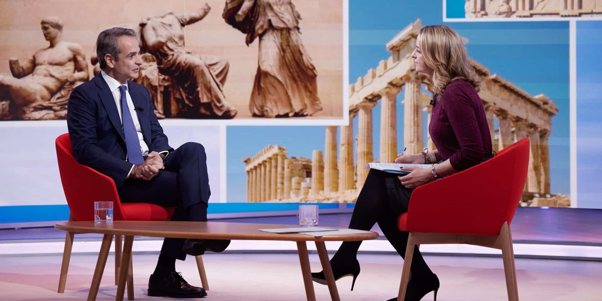 Ο Κυριάκος Μητσοτάκης στο BBC