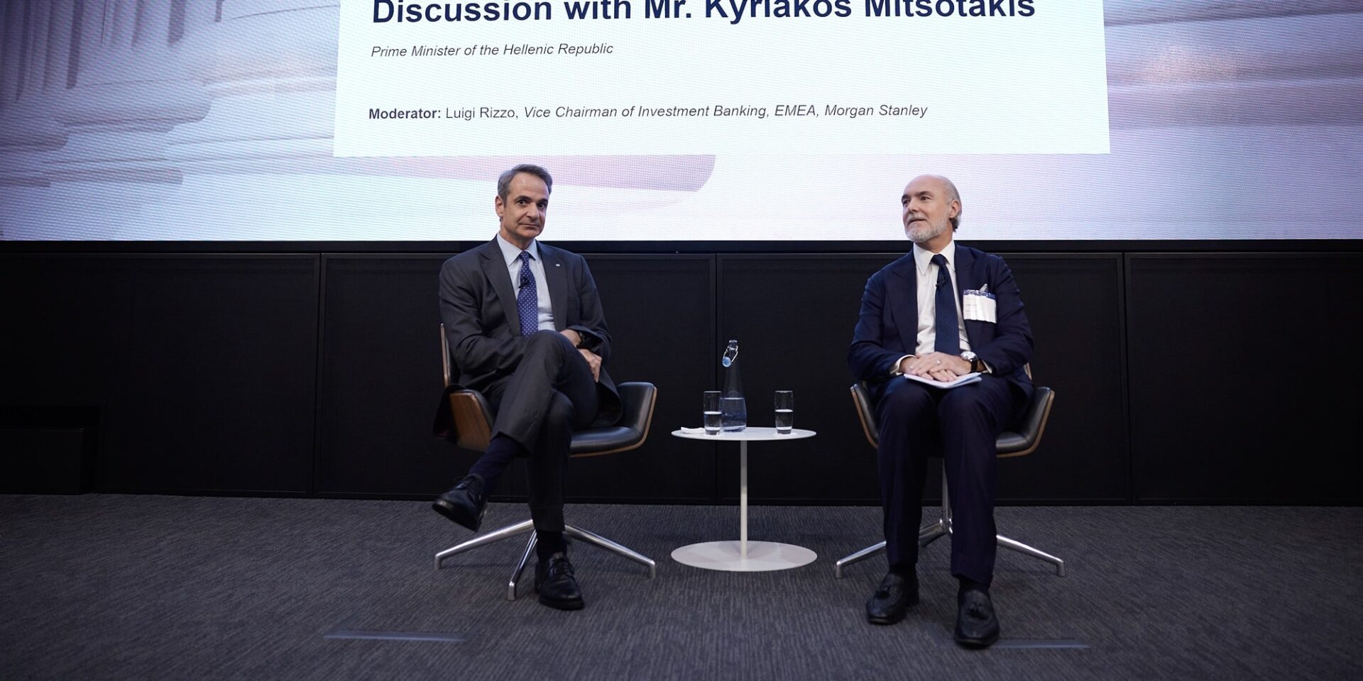 Ο Κυριάκος Μητσοτάκης στο Λονδίνο