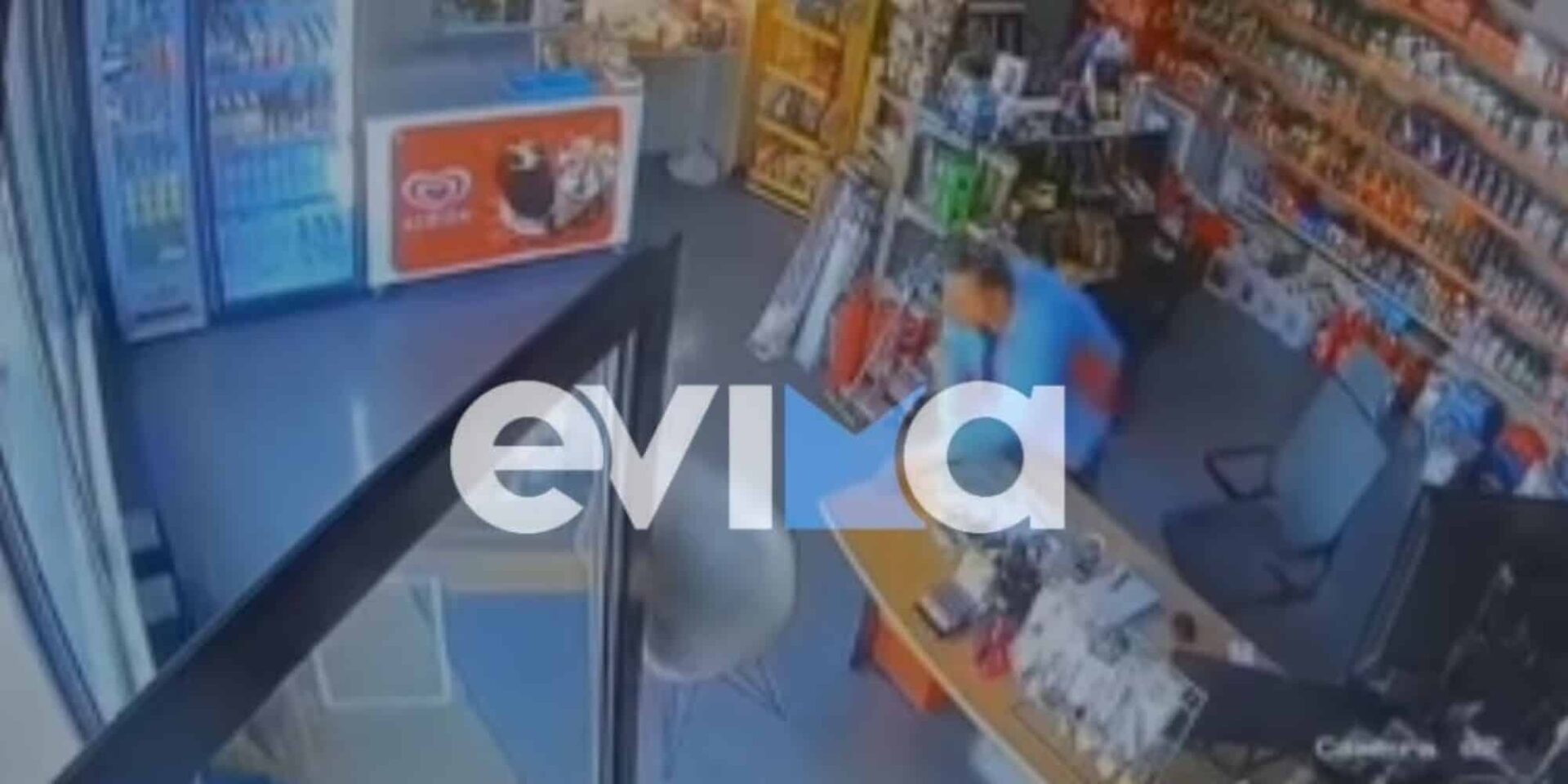 Η στιγμή του σεισμού στην Εύβοια