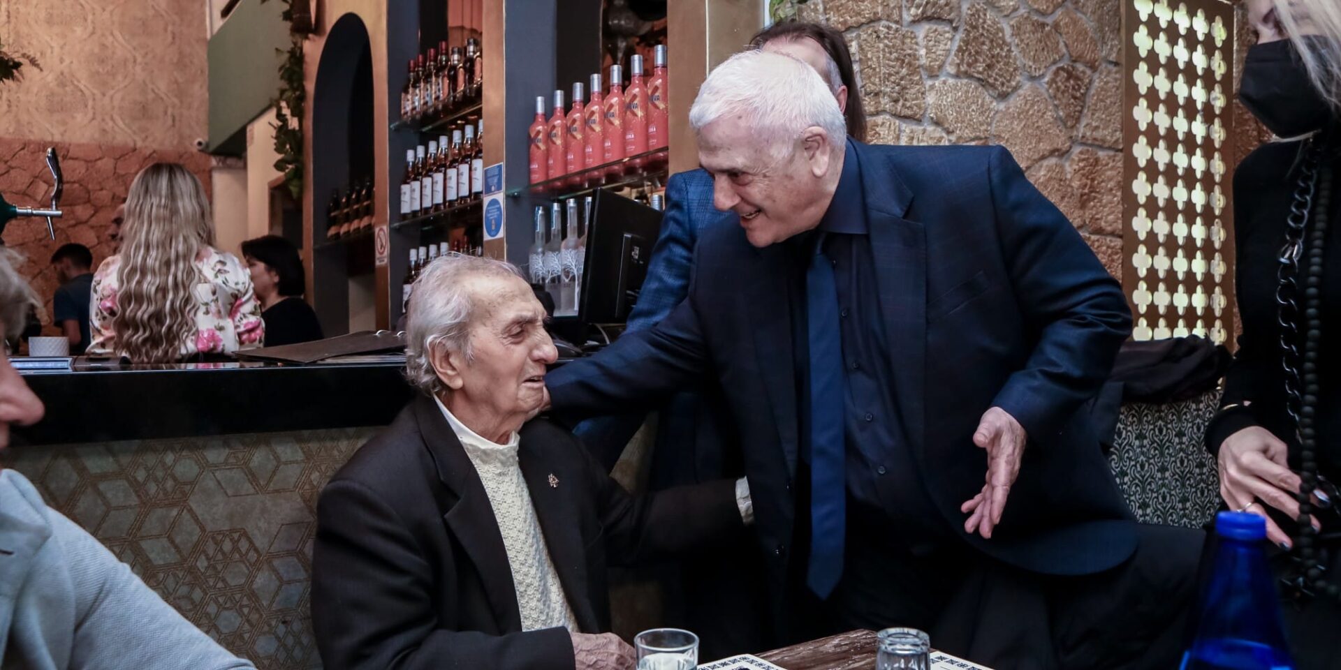 Ο Δημήτρης Μελισσανίδης με τον Κώστα Νεστορίδη