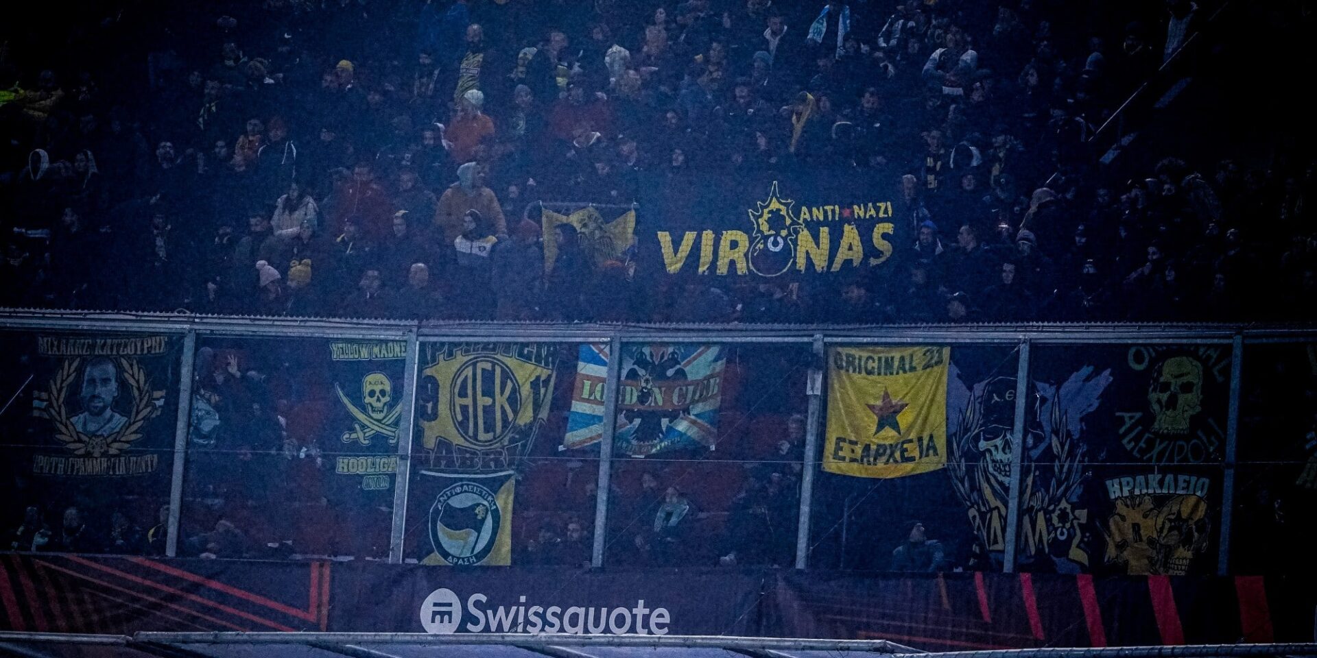 Οπαδοί της ΑΕΚ στο Άμστερνταμ για αγώνα στο UEFA Europa League