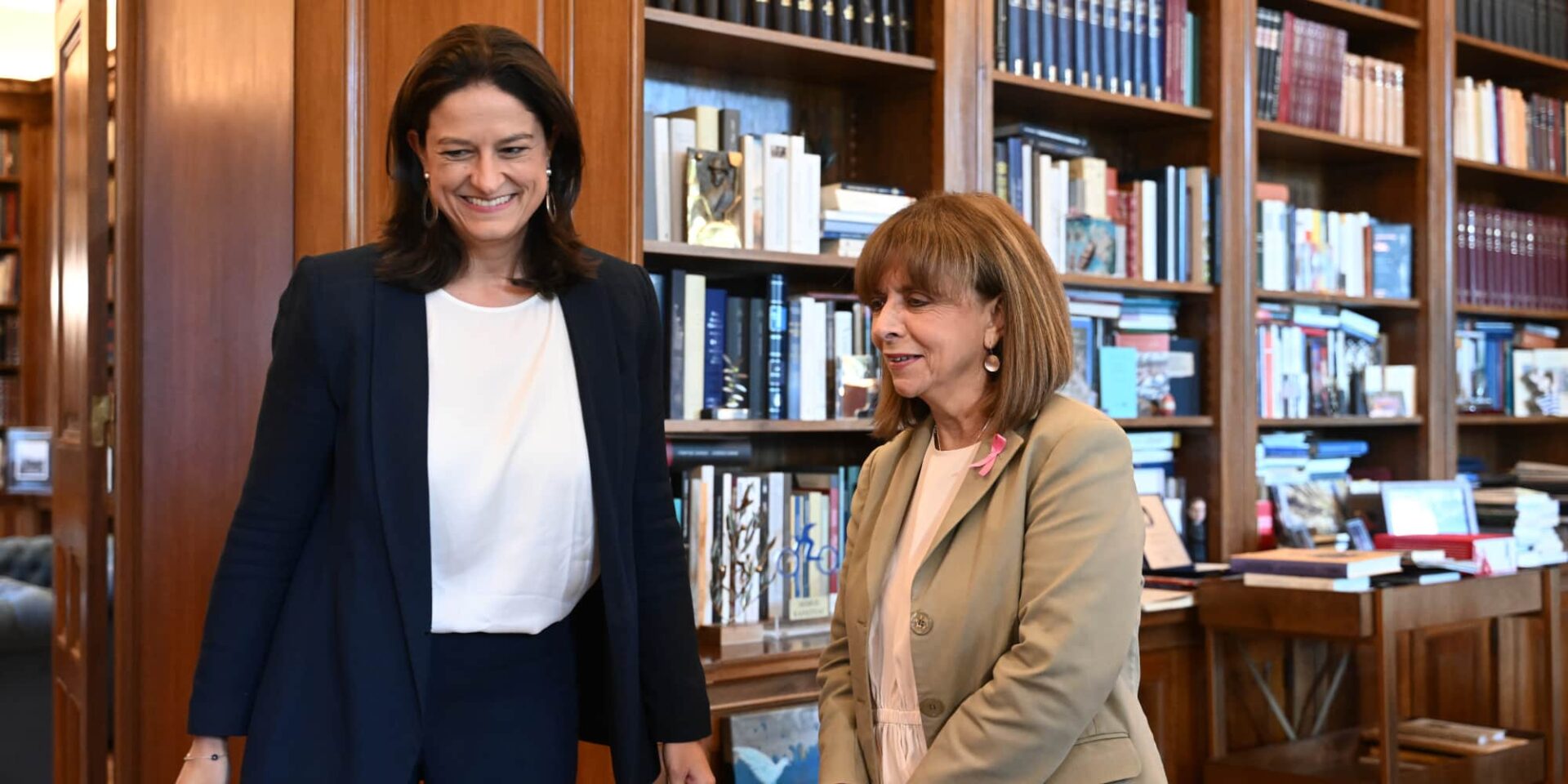 Η Νίκη Κεραμέως με την ΠτΔ