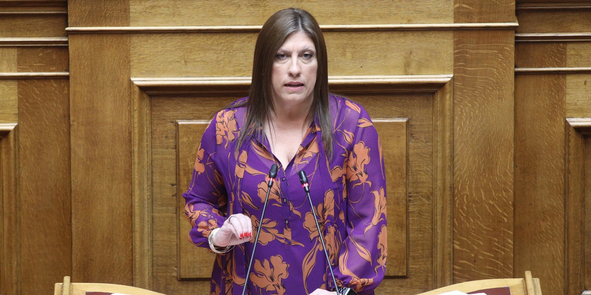 Η Ζωή Κωνσταντοπούλου στη Βουλή