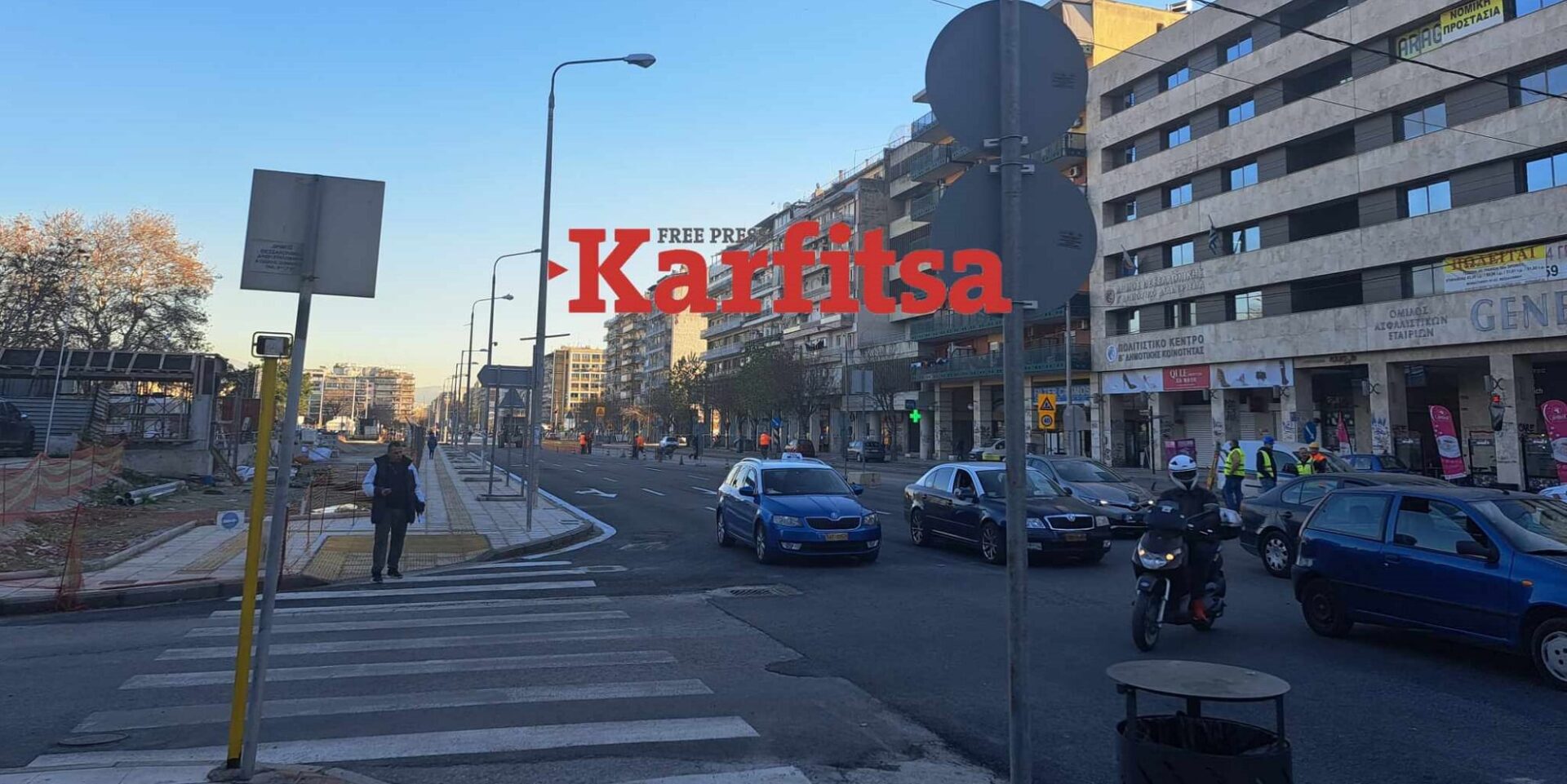 Η οδός Μοναστηρίου στη Θεσσαλονίκη