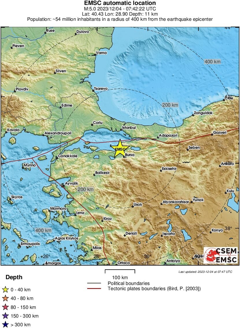 seismos tourkia - Ισχυρός σεισμός στην Τουρκία (εικόνα)