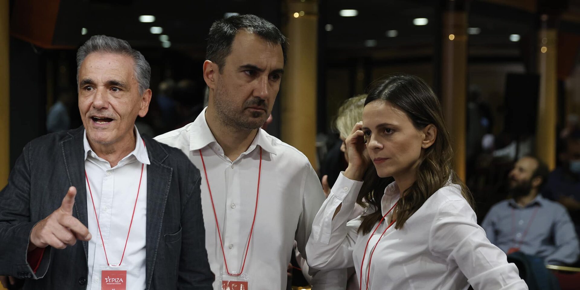 Τσακαλώτος, Χαρίτσης και Αχτσιόγλου