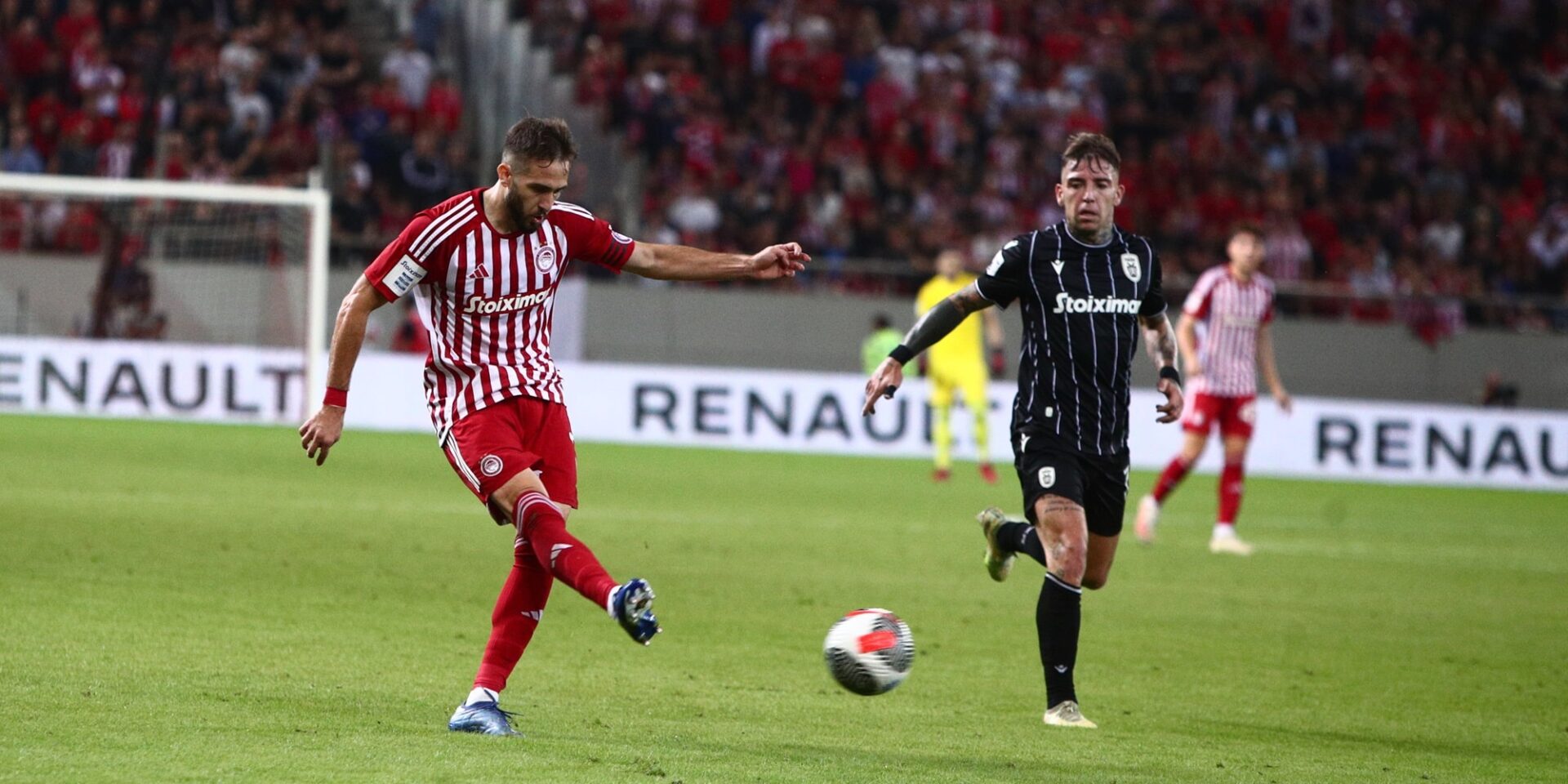 Φάση από το Ολυμπιακός-ΠΑΟΚ - Conference League - Ελλάδα - Champions League