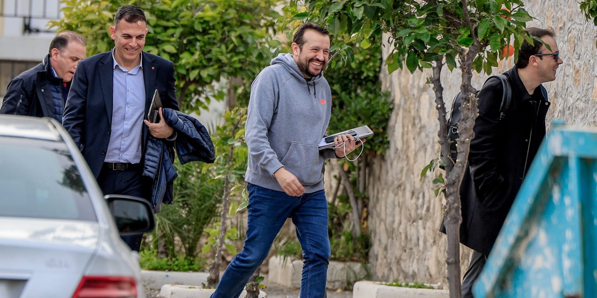 Βουλευτές του ΣΥΡΙΖΑ στις Σπέτσες