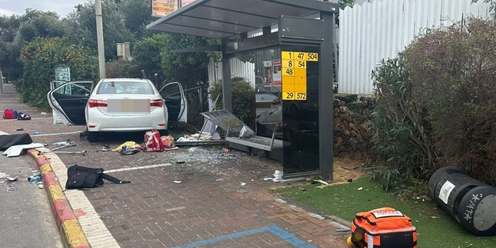 Εικόνα από την επίθεση στο Ισραήλ