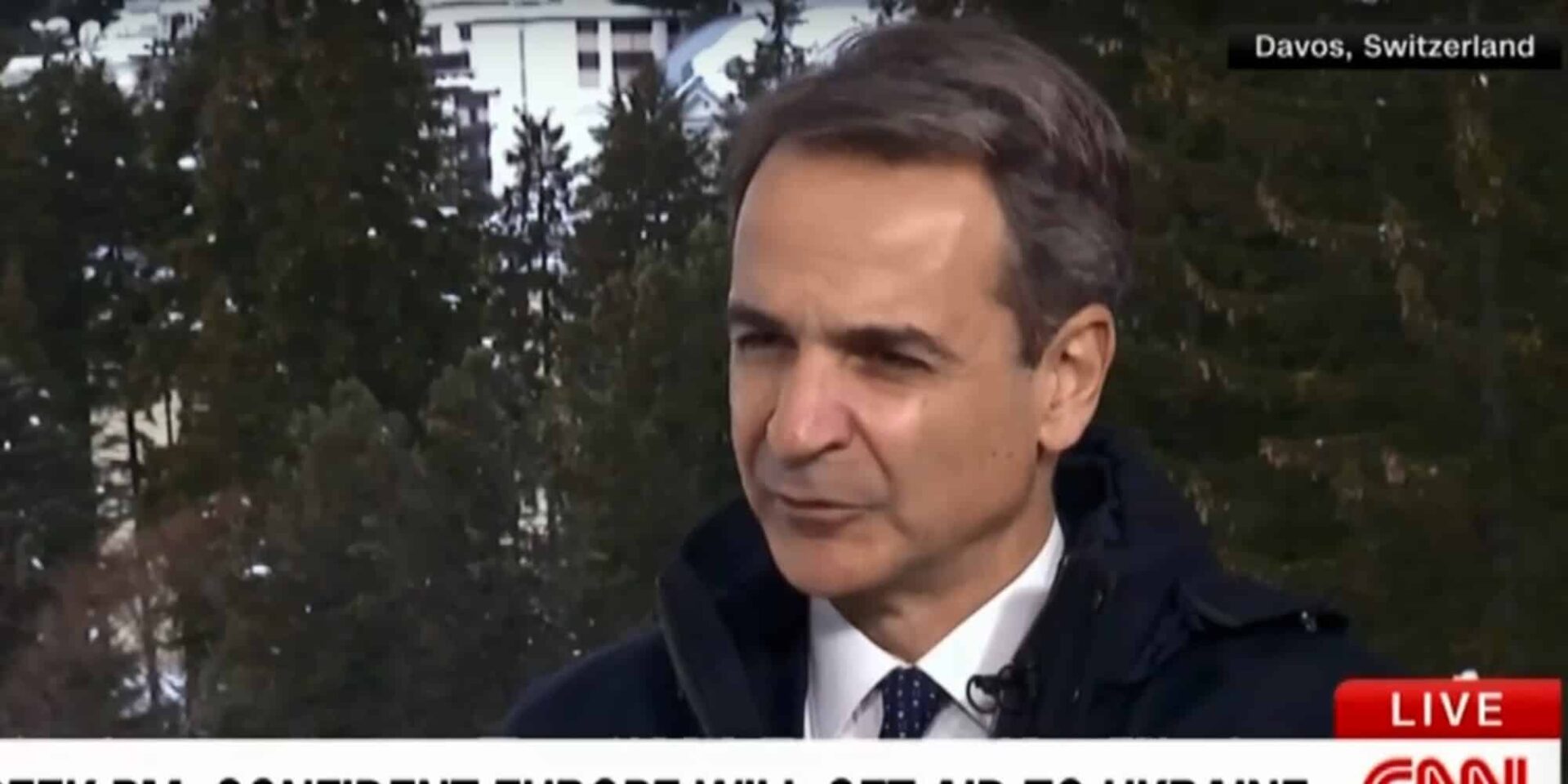 Ο Κυριάκος Μητσοτάκης στο CNN