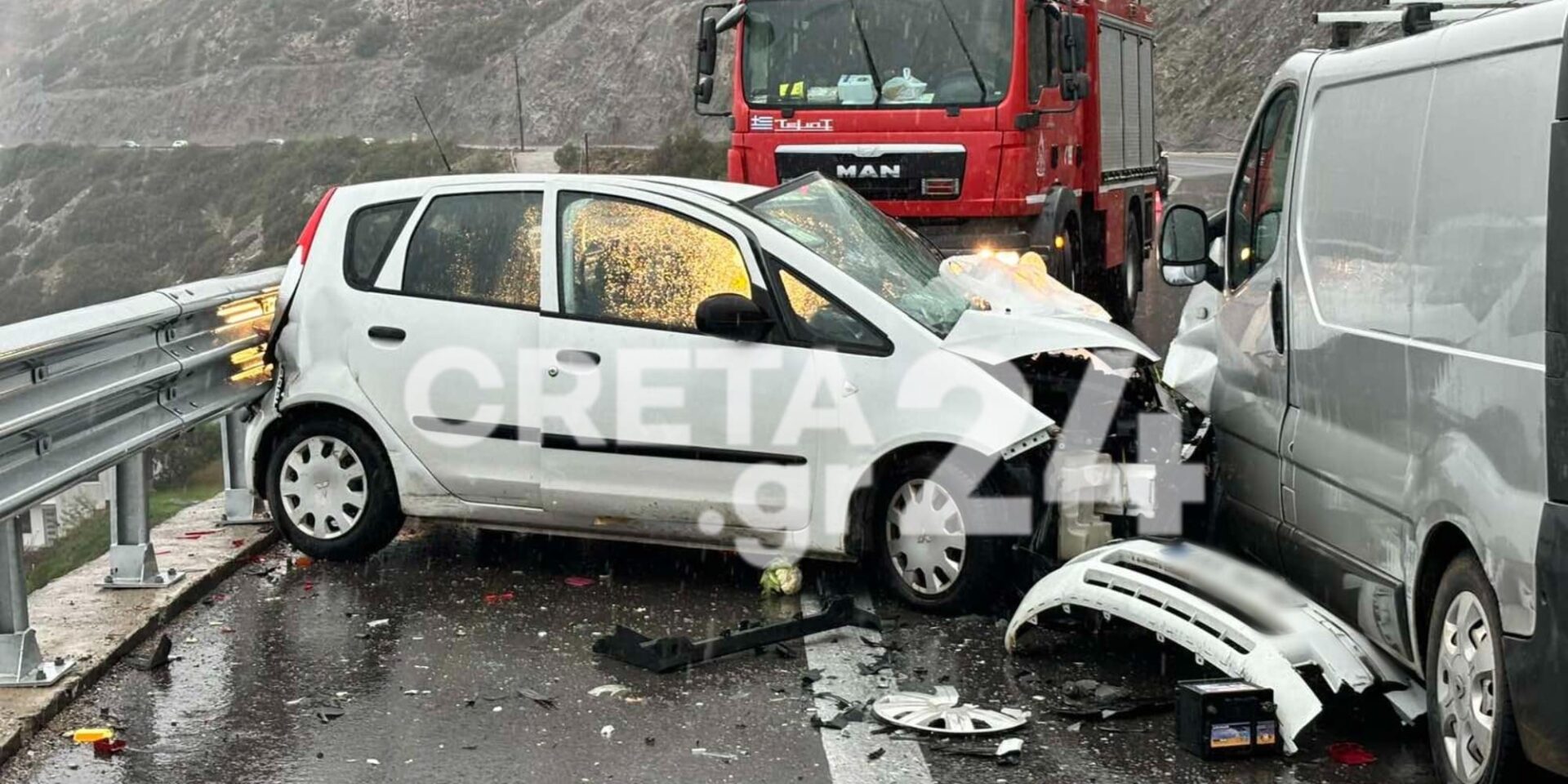 Εικόνα από το τροχαίο