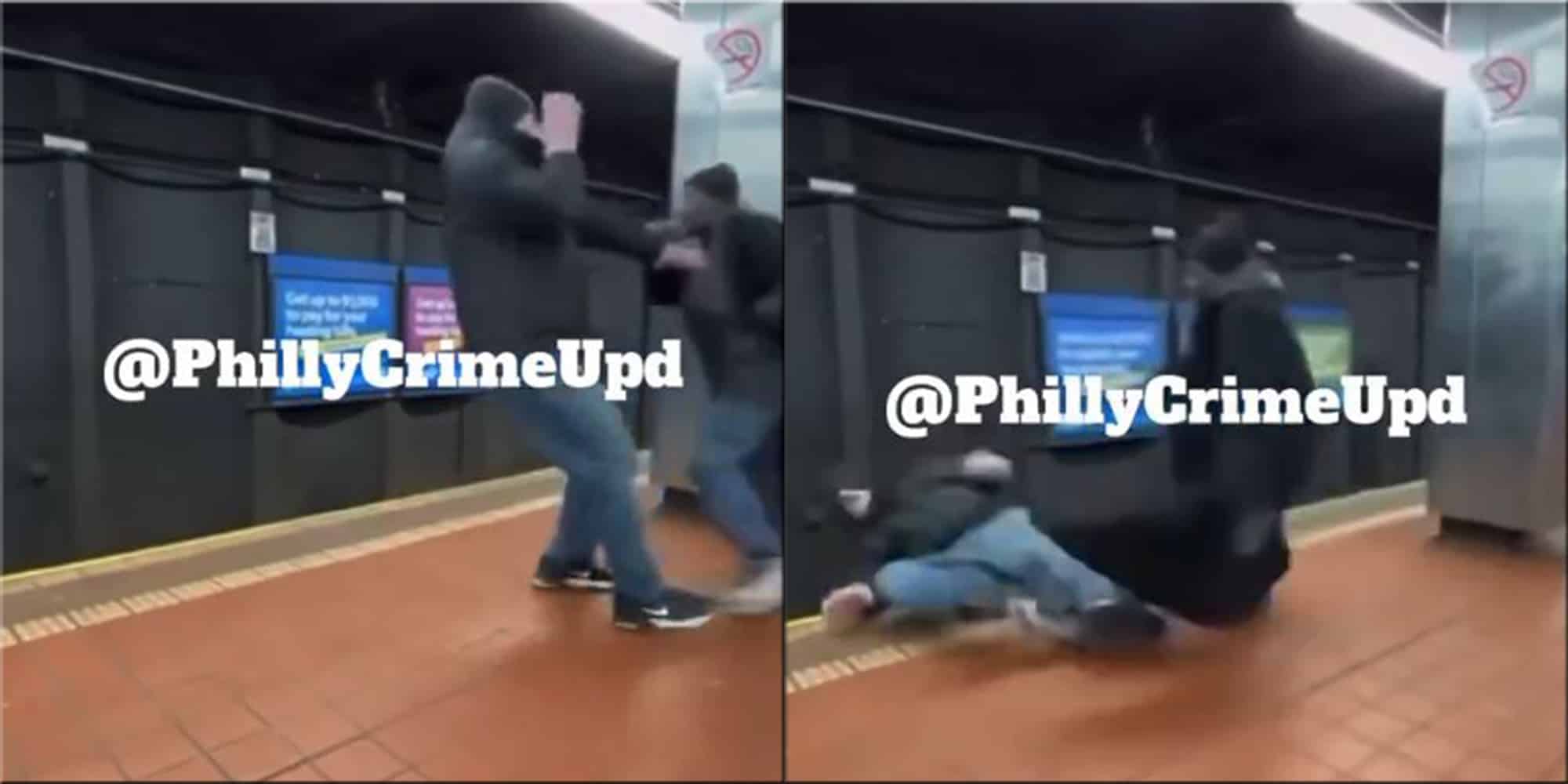 Η στιγμή που δύο άντρες τσακώνονται στο μετρό των ΗΠΑ