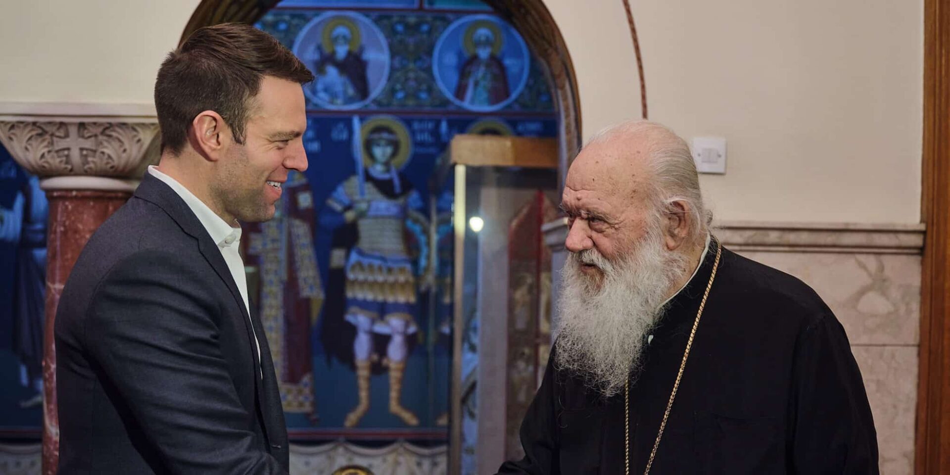 Ο Κασσελάκης συναντήθηκε με τον Ιερώνυμο