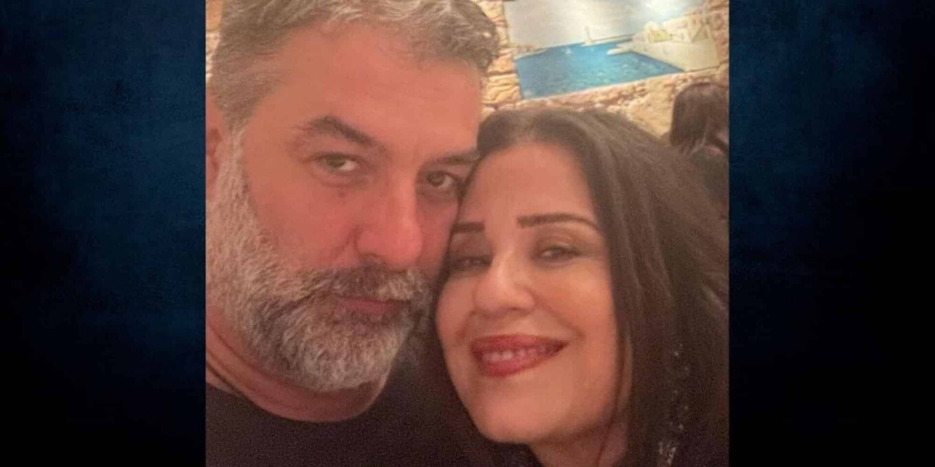 Ο  Βασίλης Μπισμπίκης και η Μαρία Τζομπανάκη