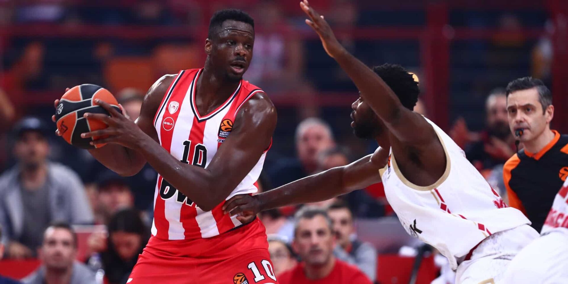 Φάση από το Ολυμπιακός-Μονακό για την Euroleague