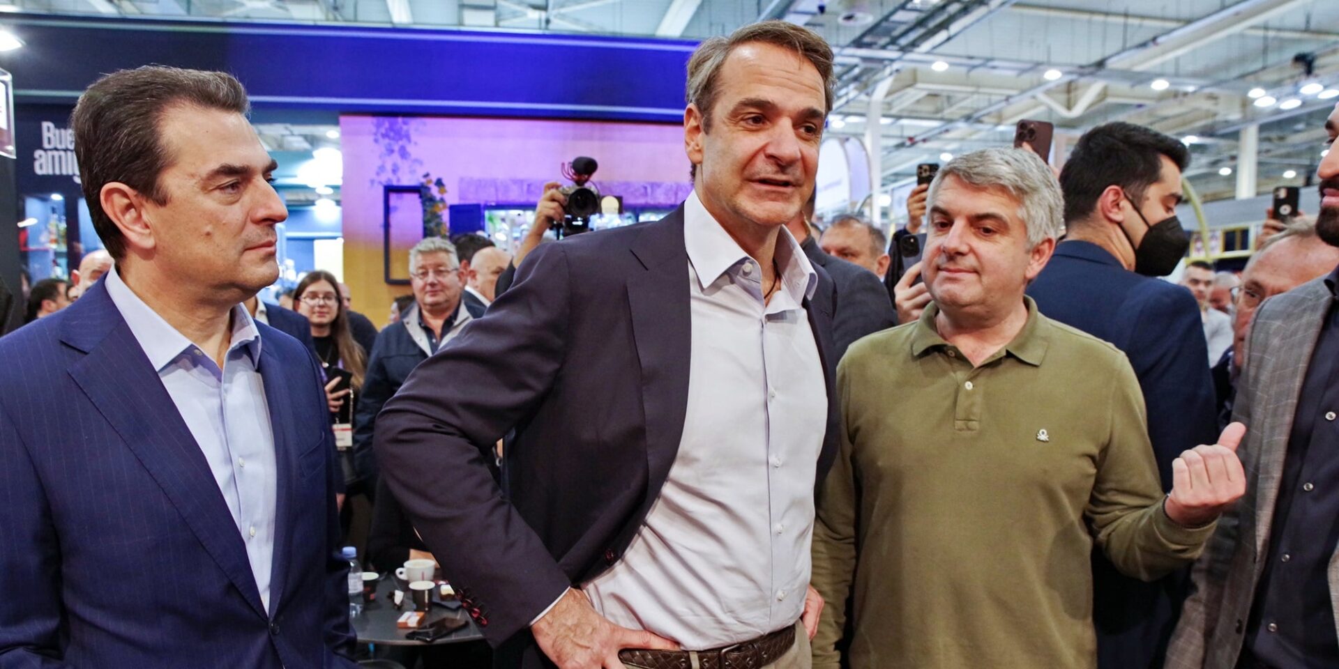 Ο Κυριάκος Μητσοτάκης στην έκθεση HORECA