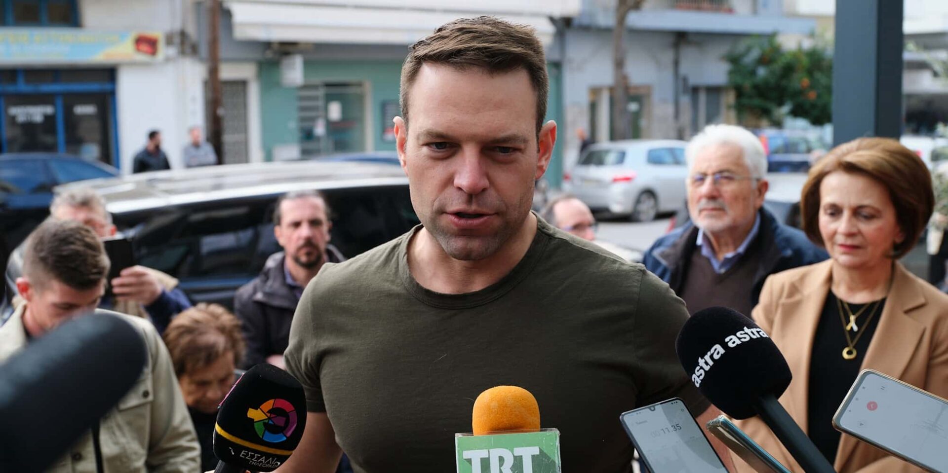 Ο Στέφανος Κασσελάκης στον Βόλο