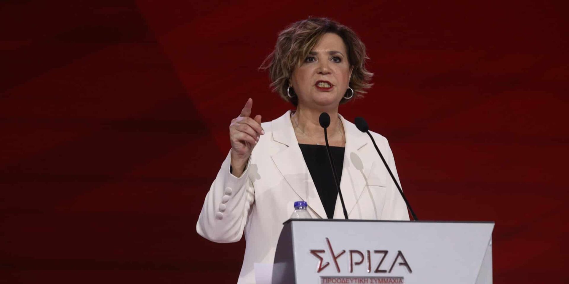 Η Όλγα Γεροβασίλη στο Συνέδριο του ΣΥΡΙΖΑ