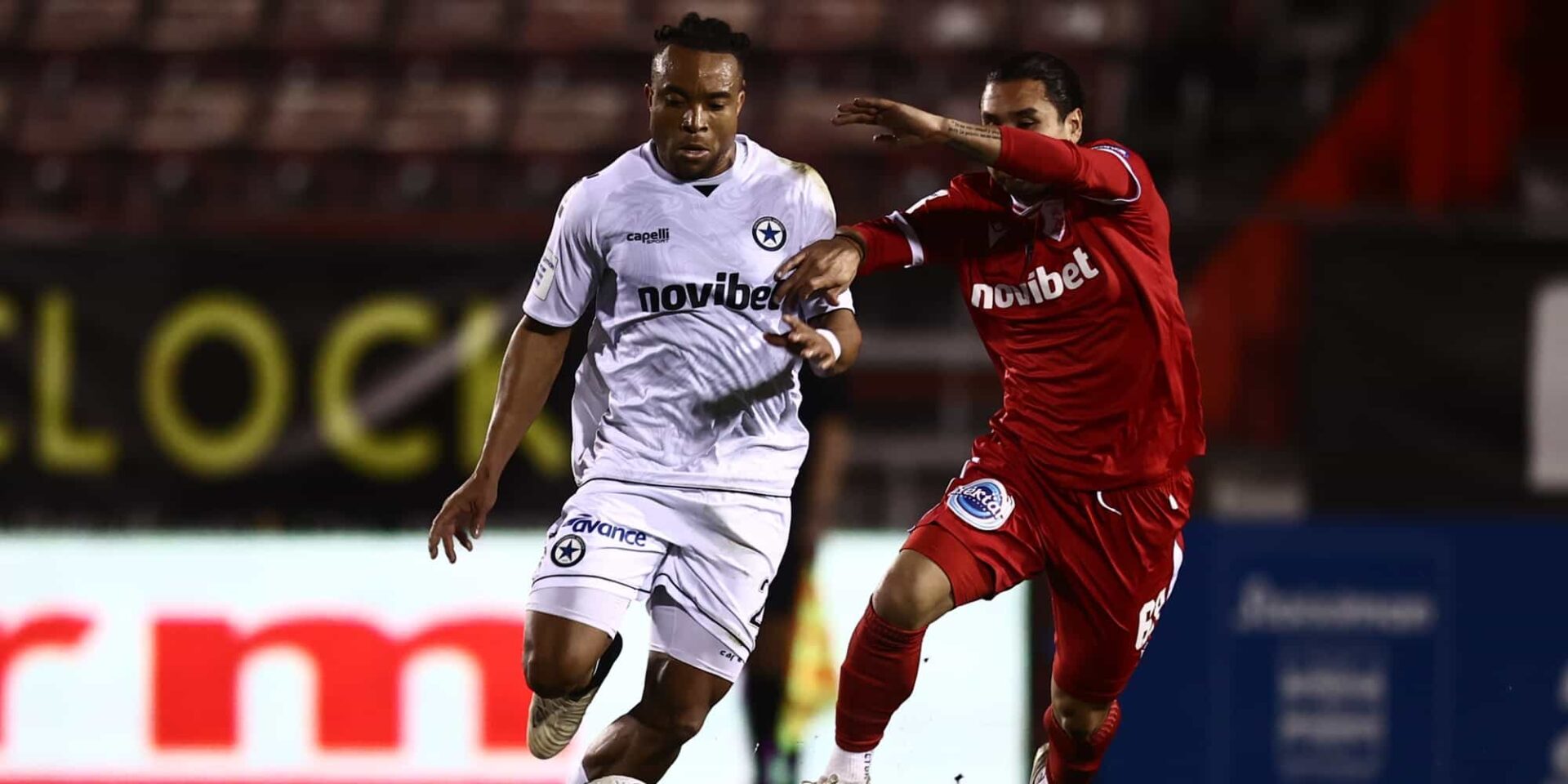 Φάση από το Πανσερραϊκός-Ατρόμητος για τη Super League
