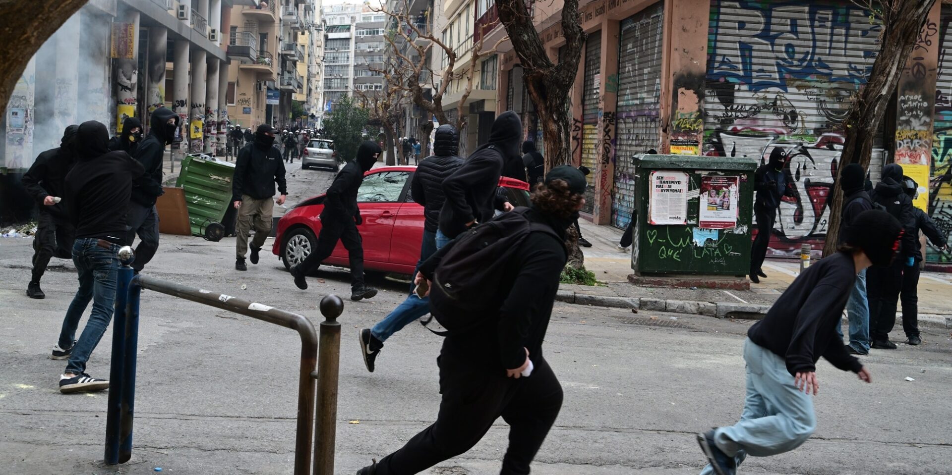 Επεισόδια στο κέντρο της Αθήνας