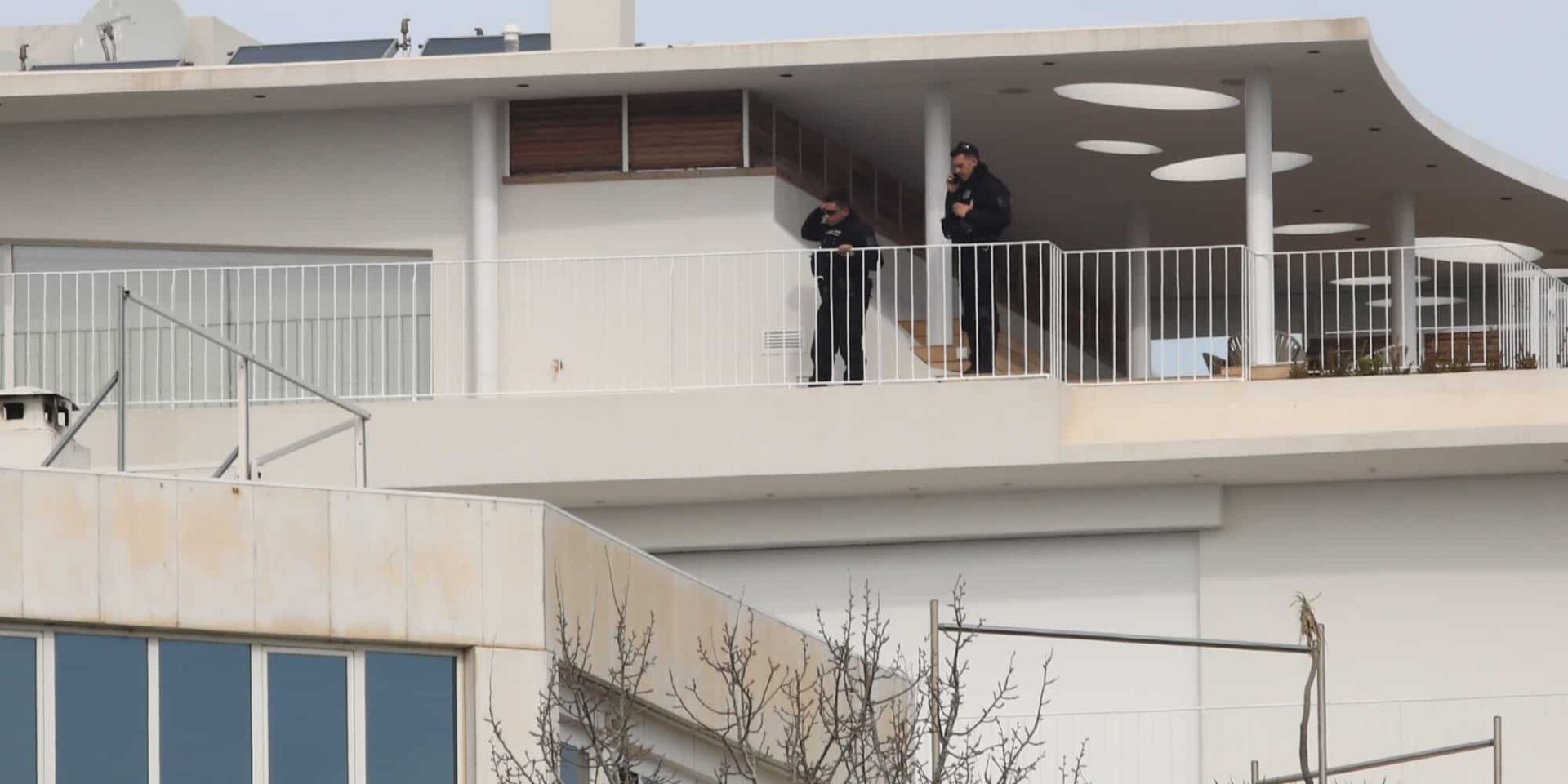 Το κτίριο που έγινε η επίθεση