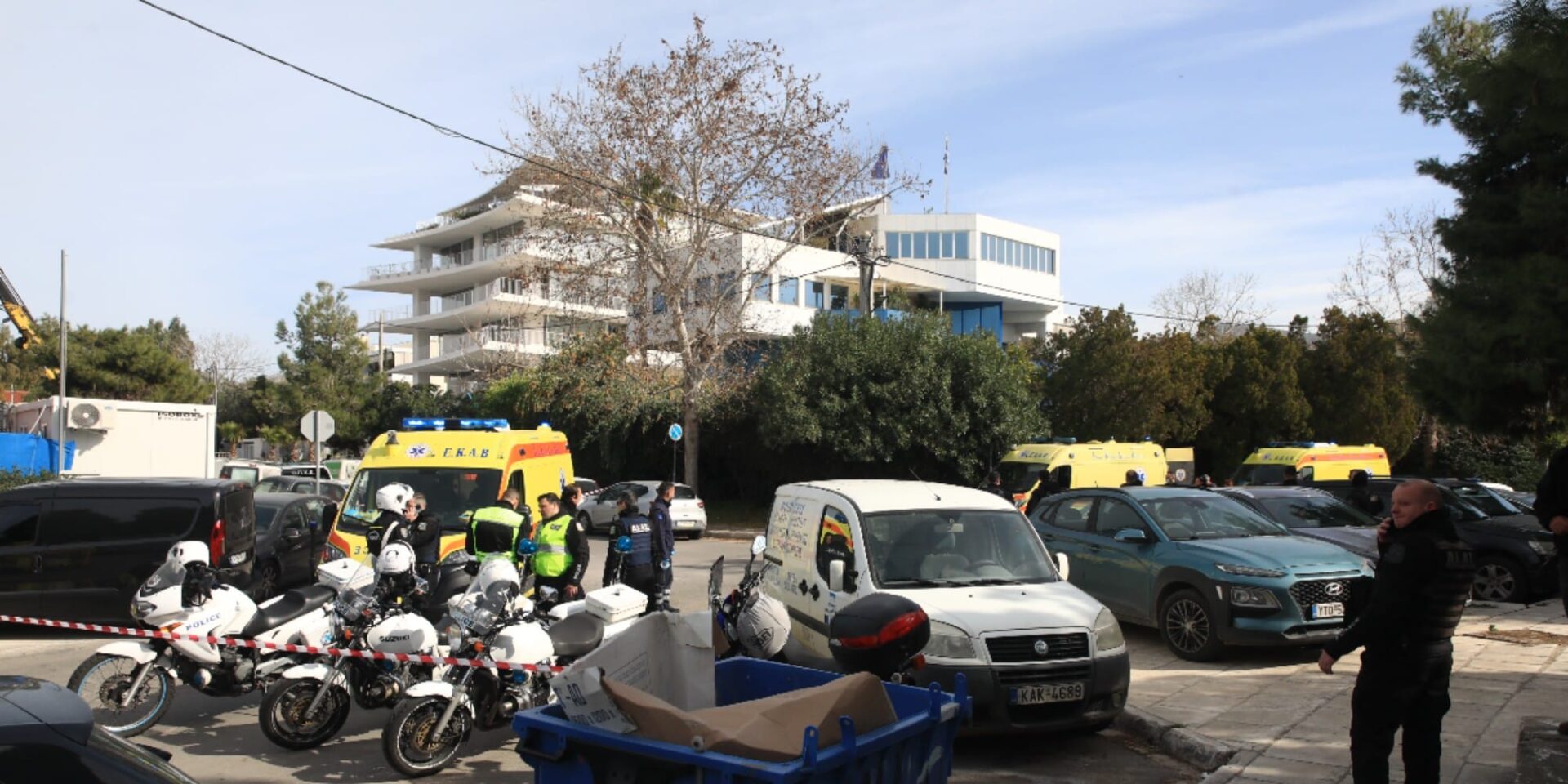 Το κτίριο που έγινε η επίθεση