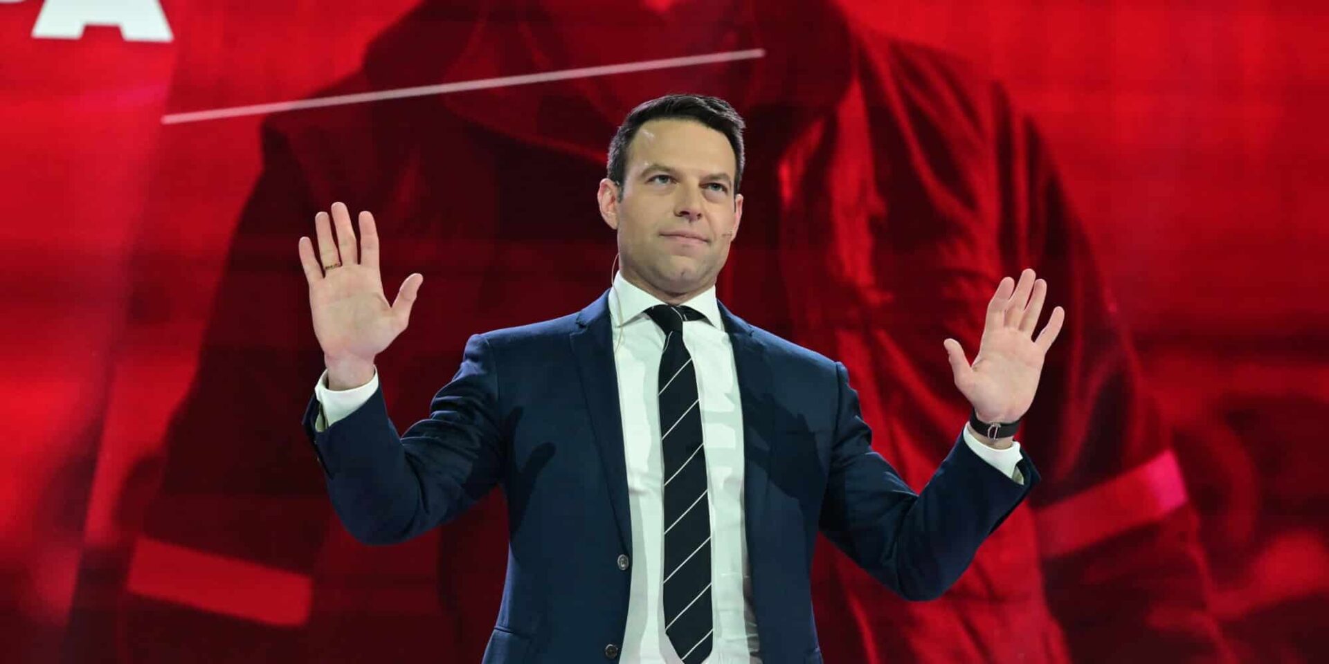 Ο Στέφανος Κασσελάκης στο συνέδριο του ΣΥΡΙΖΑ