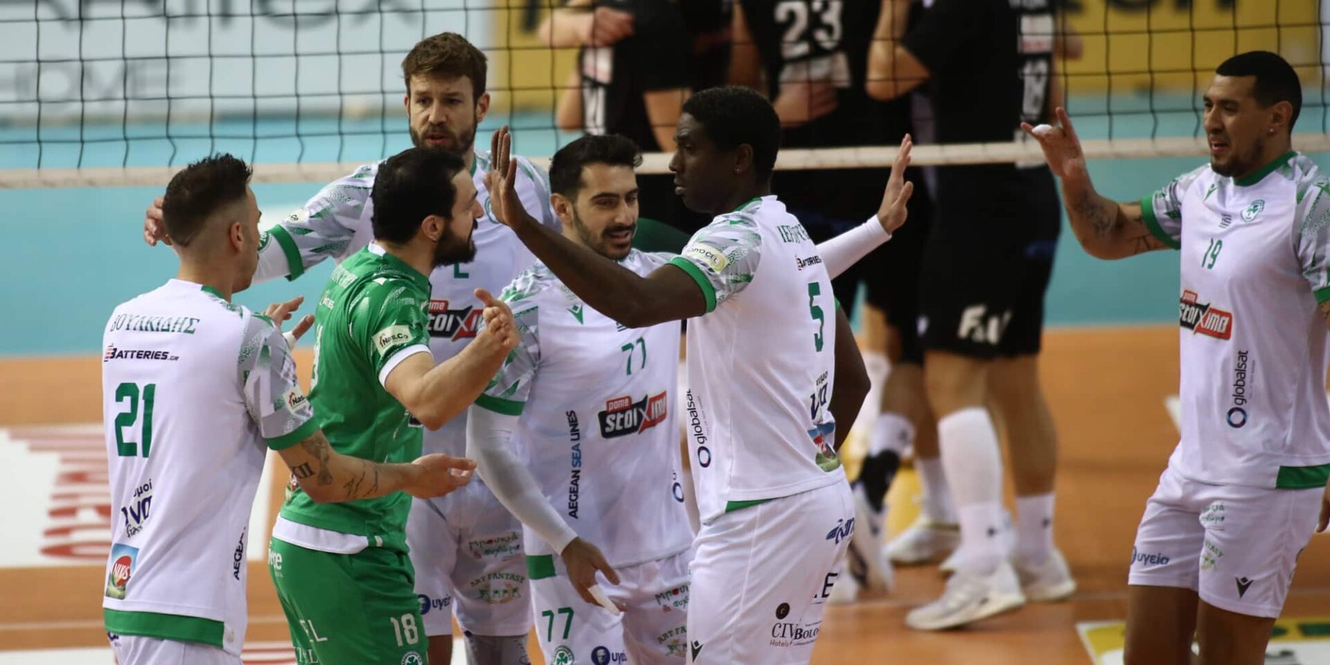 O Παναθηναϊκός κέρδισε τον ΠΑΟΚ για τη Volley League