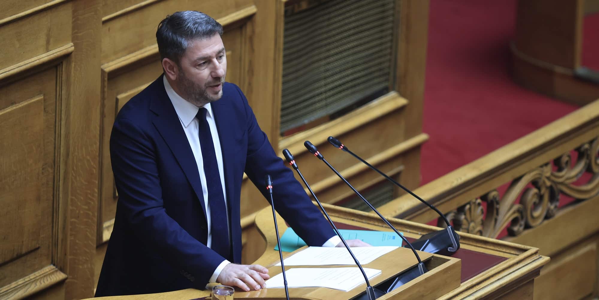 Ο Νίκος Ανδρουλάκης κατέθεσε πρόταση δυσπιστίας κατά της κυβέρνησης