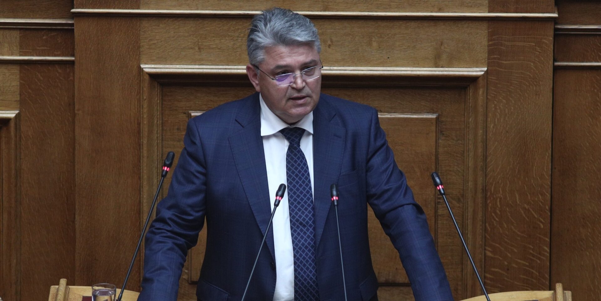 Ο Δημήτρης Νατσιός στη Βουλή