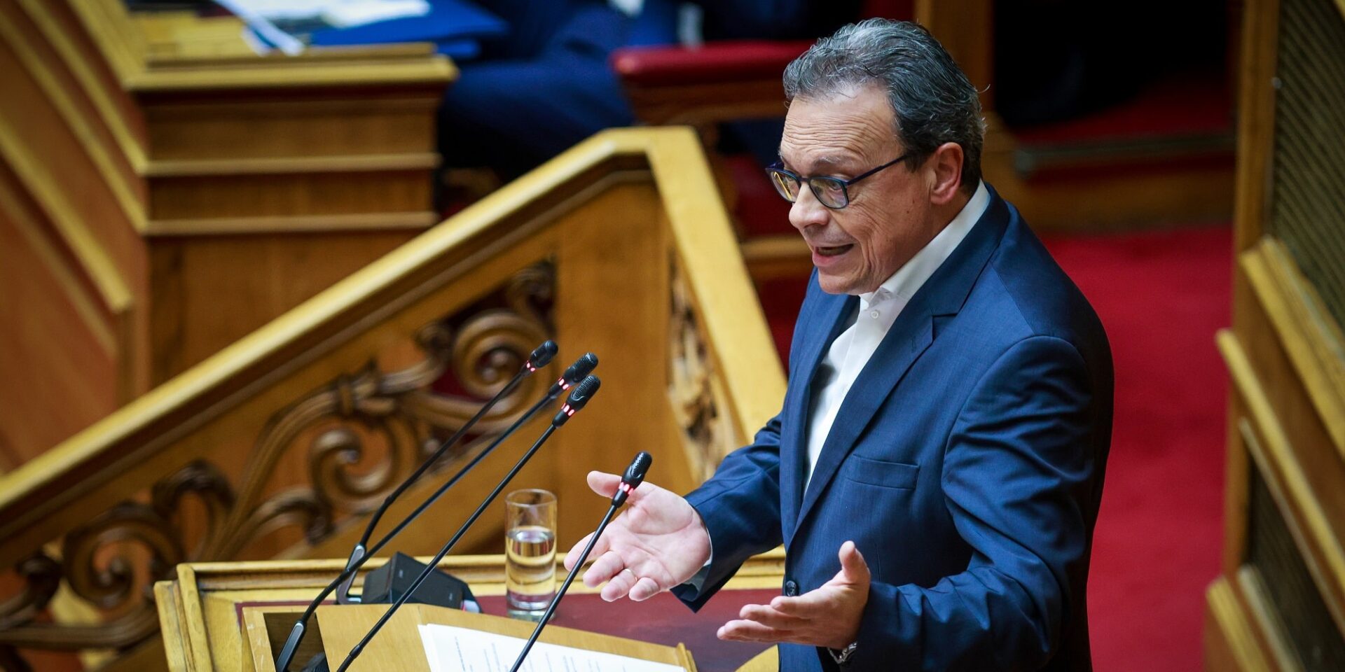 Ο Σωκράτης Φάμελλος στη Βουλή