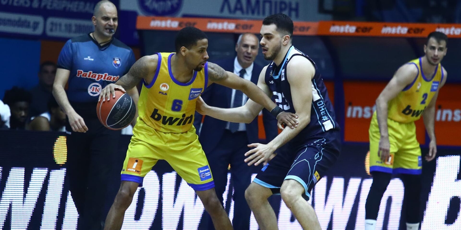 Φάση από το Περιστέρι-Κολοσσός Ρόδου για τη Basket League