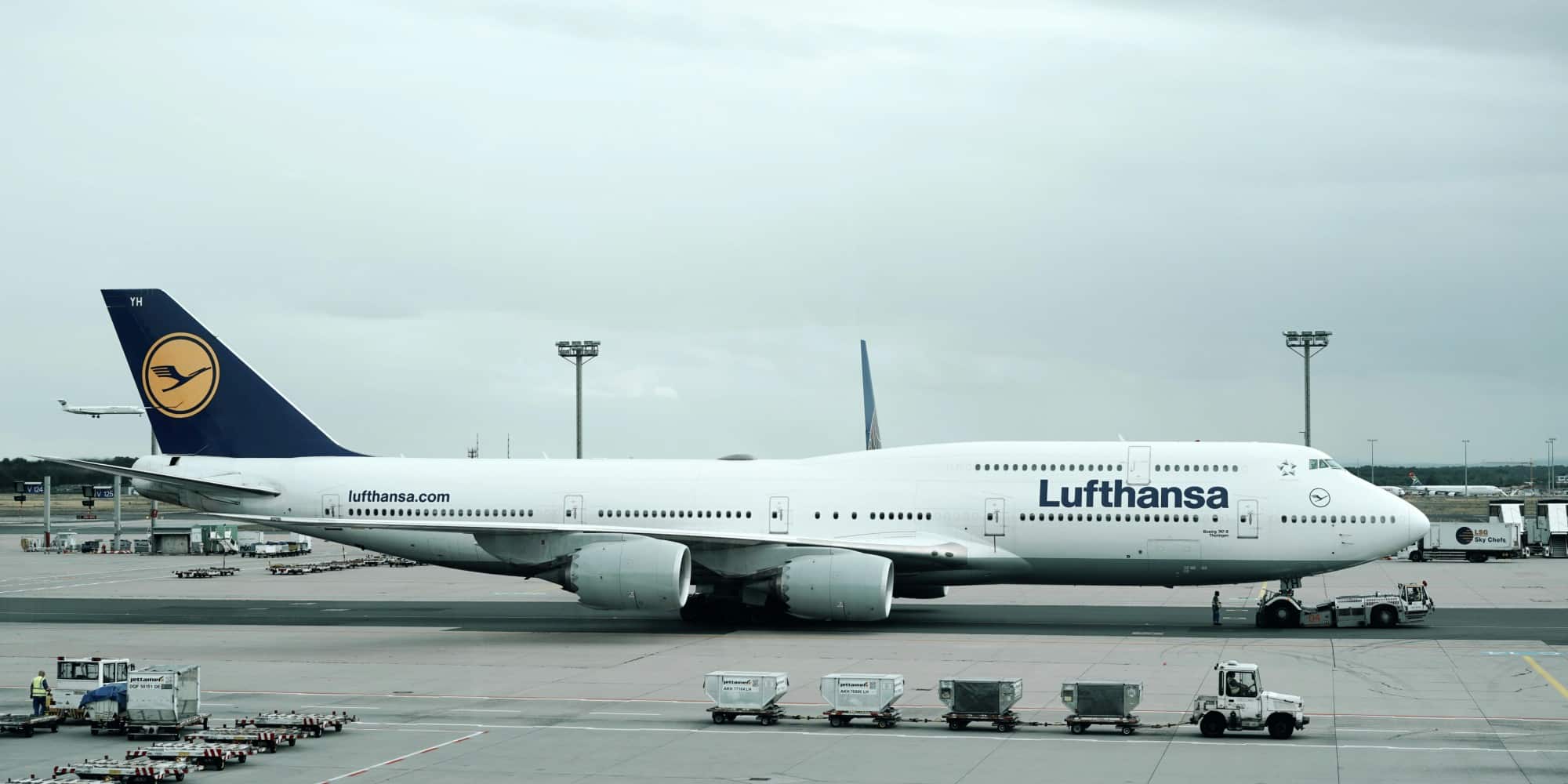 Ένα αεροπλάνο της Lufthansa