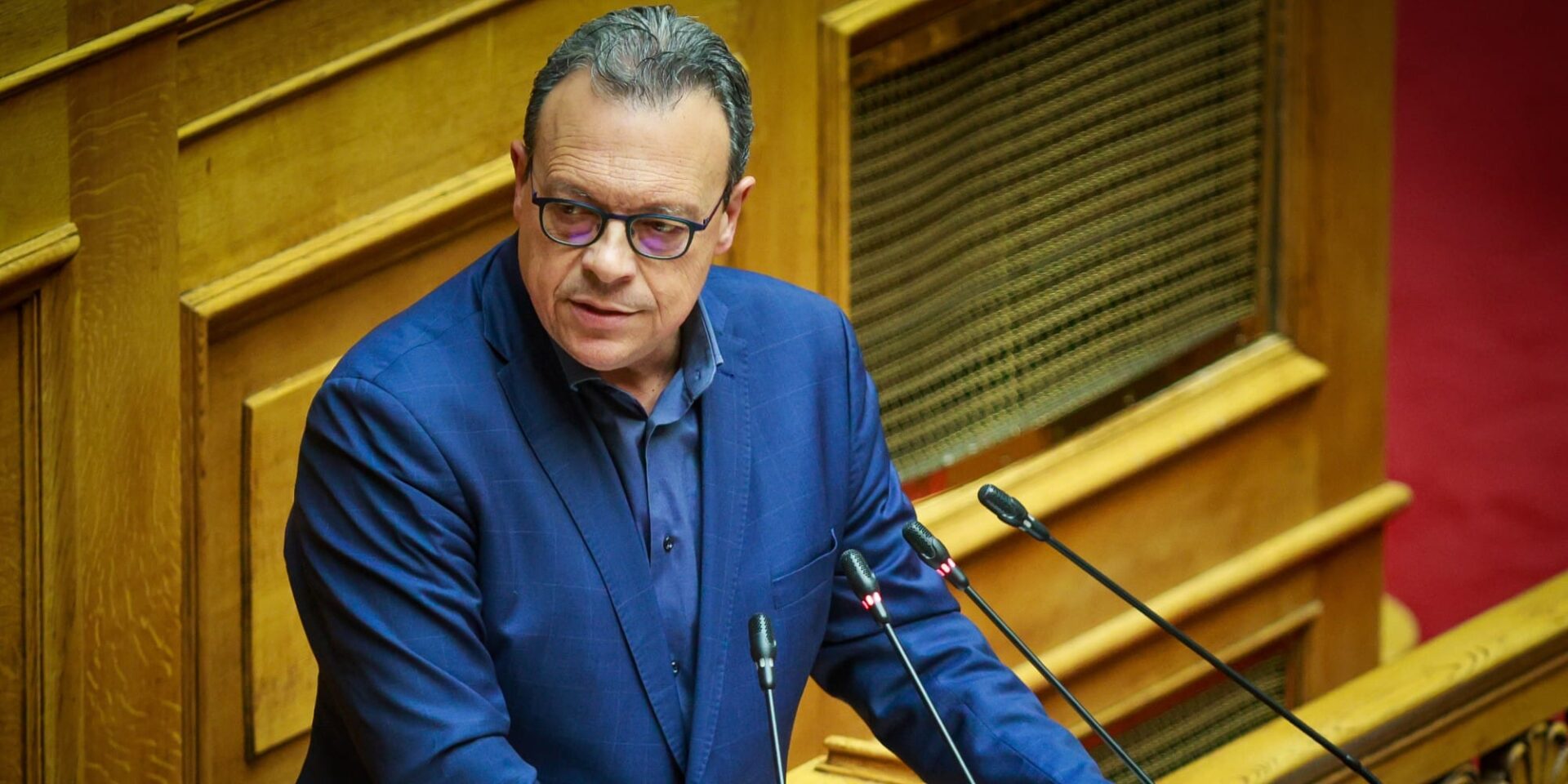 Ο Σωκράτης Φάμελλος στην Ολομέλεια της Βουλής