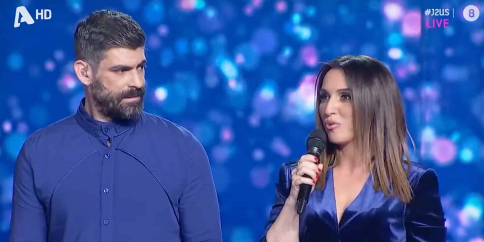 Η Ζωή Παπαδοπούλου και ο Μανώλης Κλωνάρης στο J2US