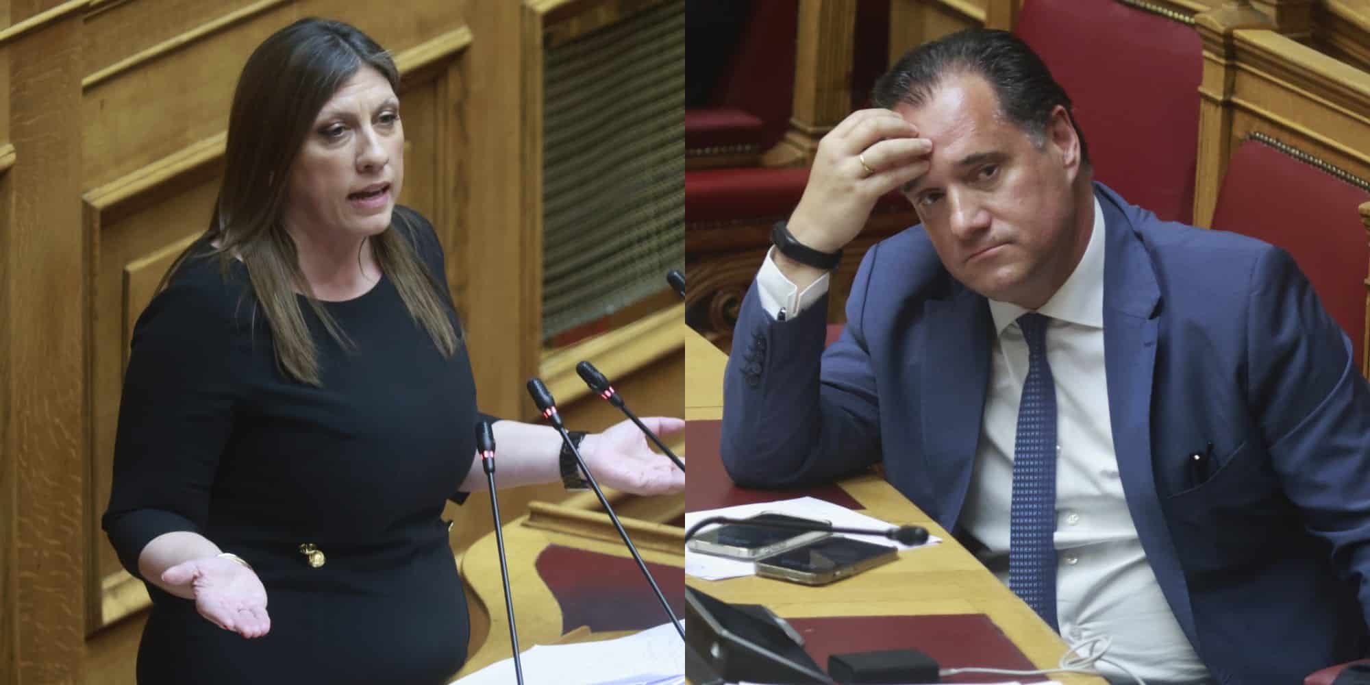 H Κωνσταντοπούλου και o Γεωργιάδης στη Βουλή