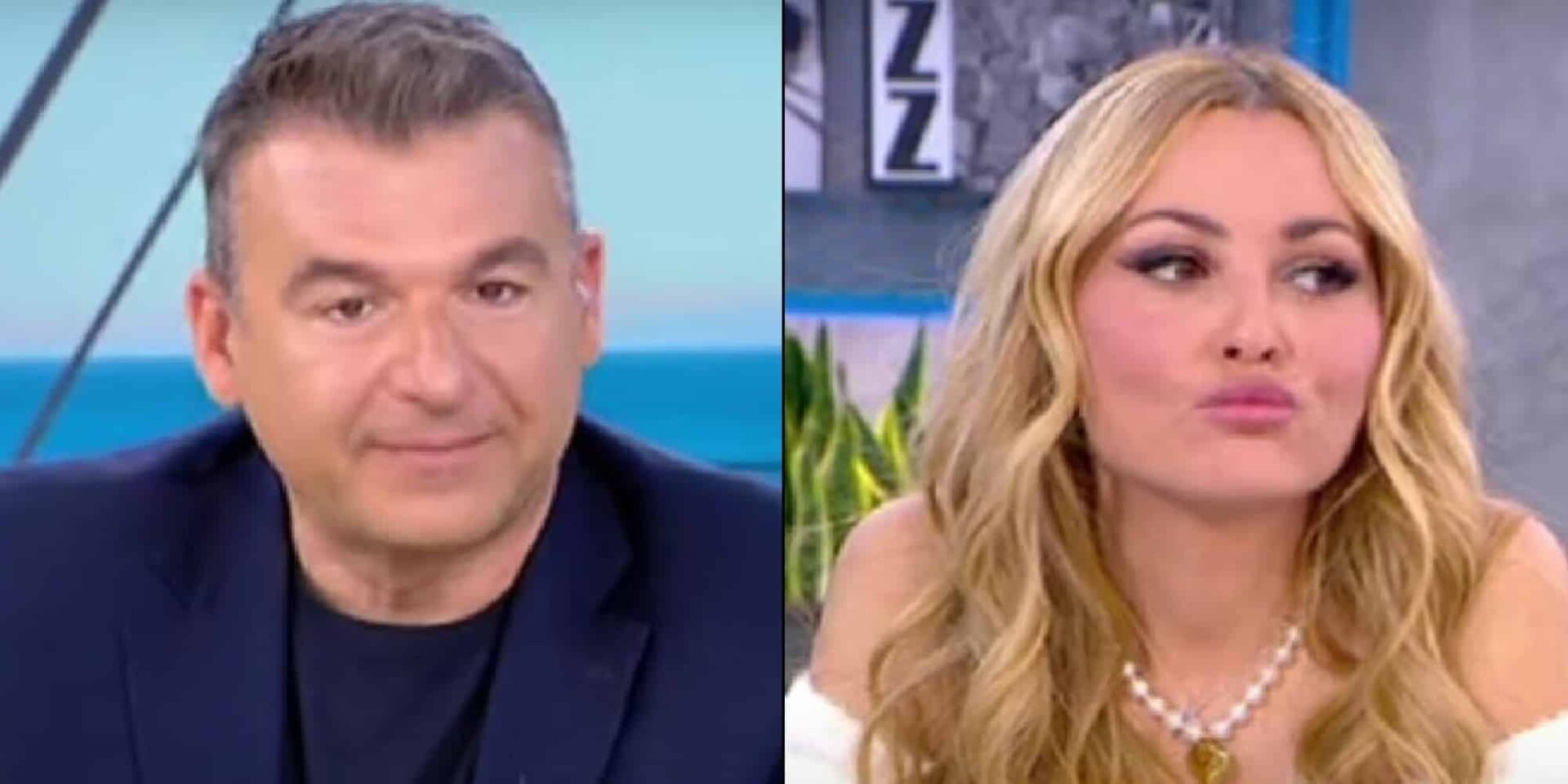 Ο Γιώργος Λιάγκας και η Ελένη Βουλγαράκη