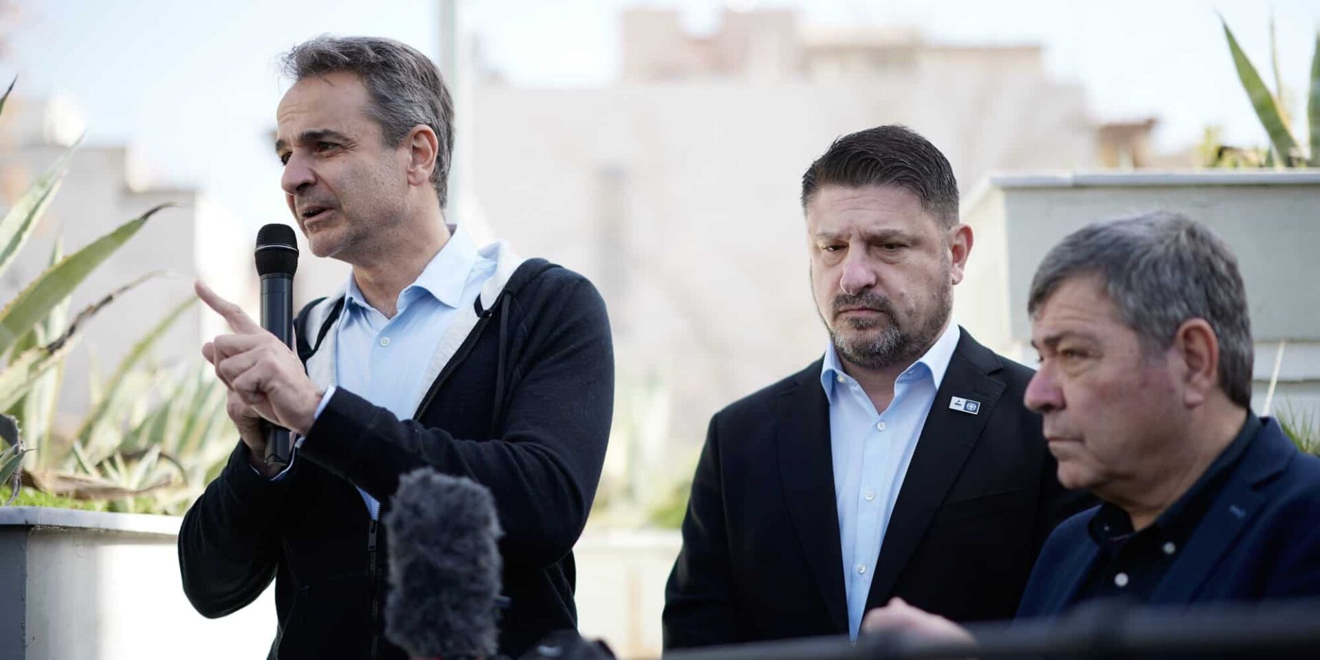 Στον Ασπρόπυργο ο Κυριάκος Μητσοτάκης