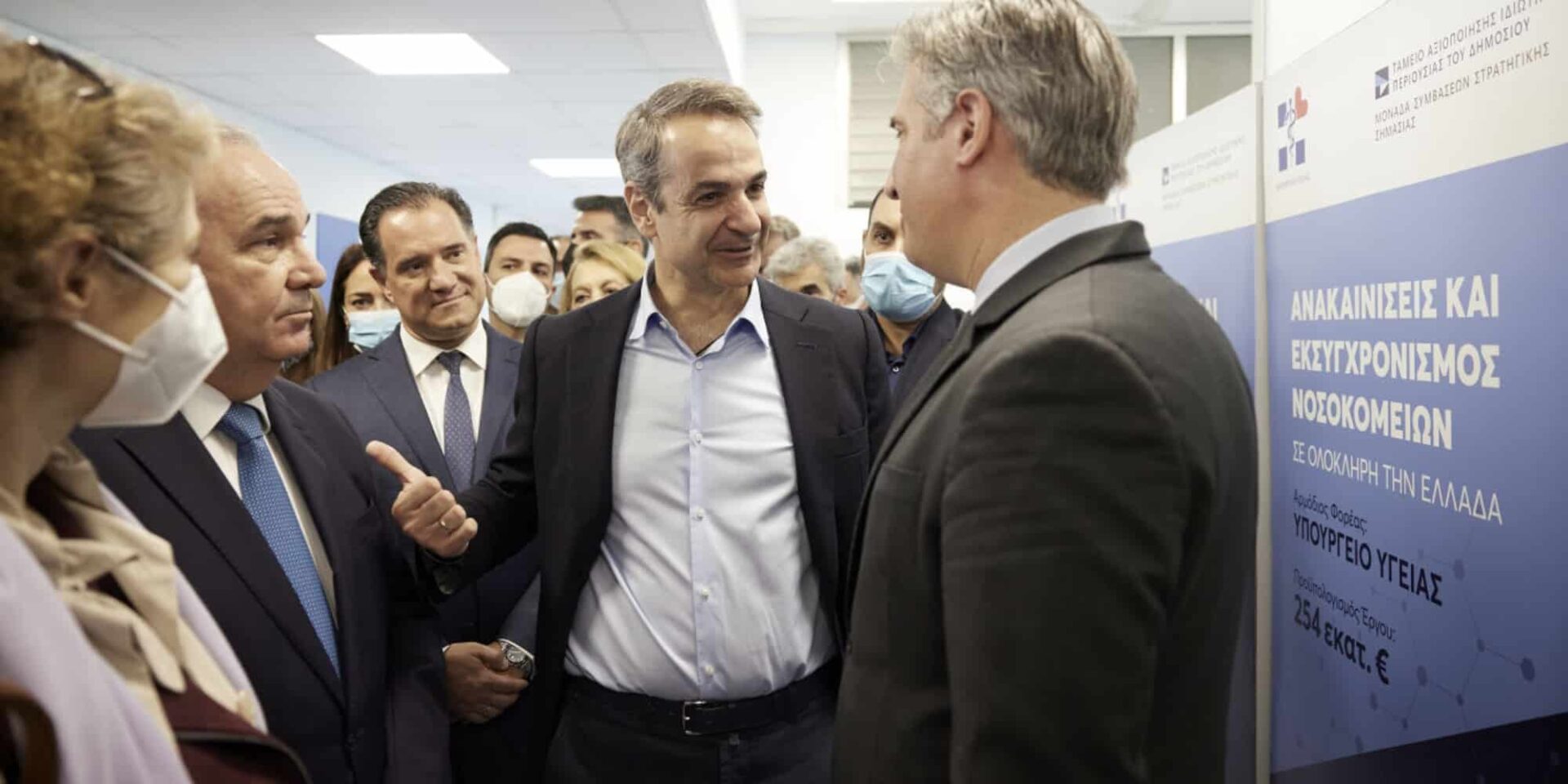 Ο Κυριάκος Μητσοτάκης στο «Μεταξά»