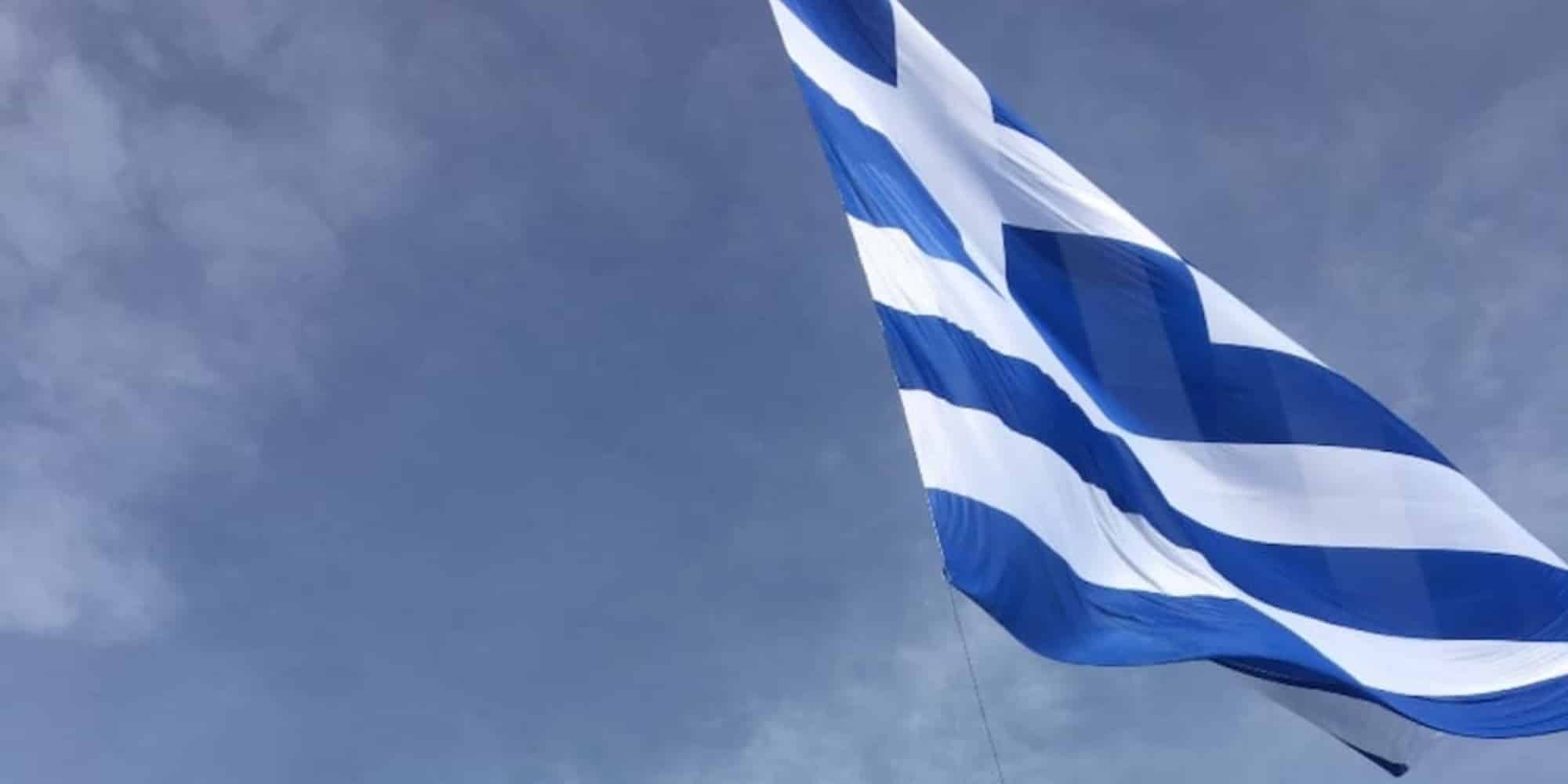 Ελληνική σημαία στο Ηράκλειο