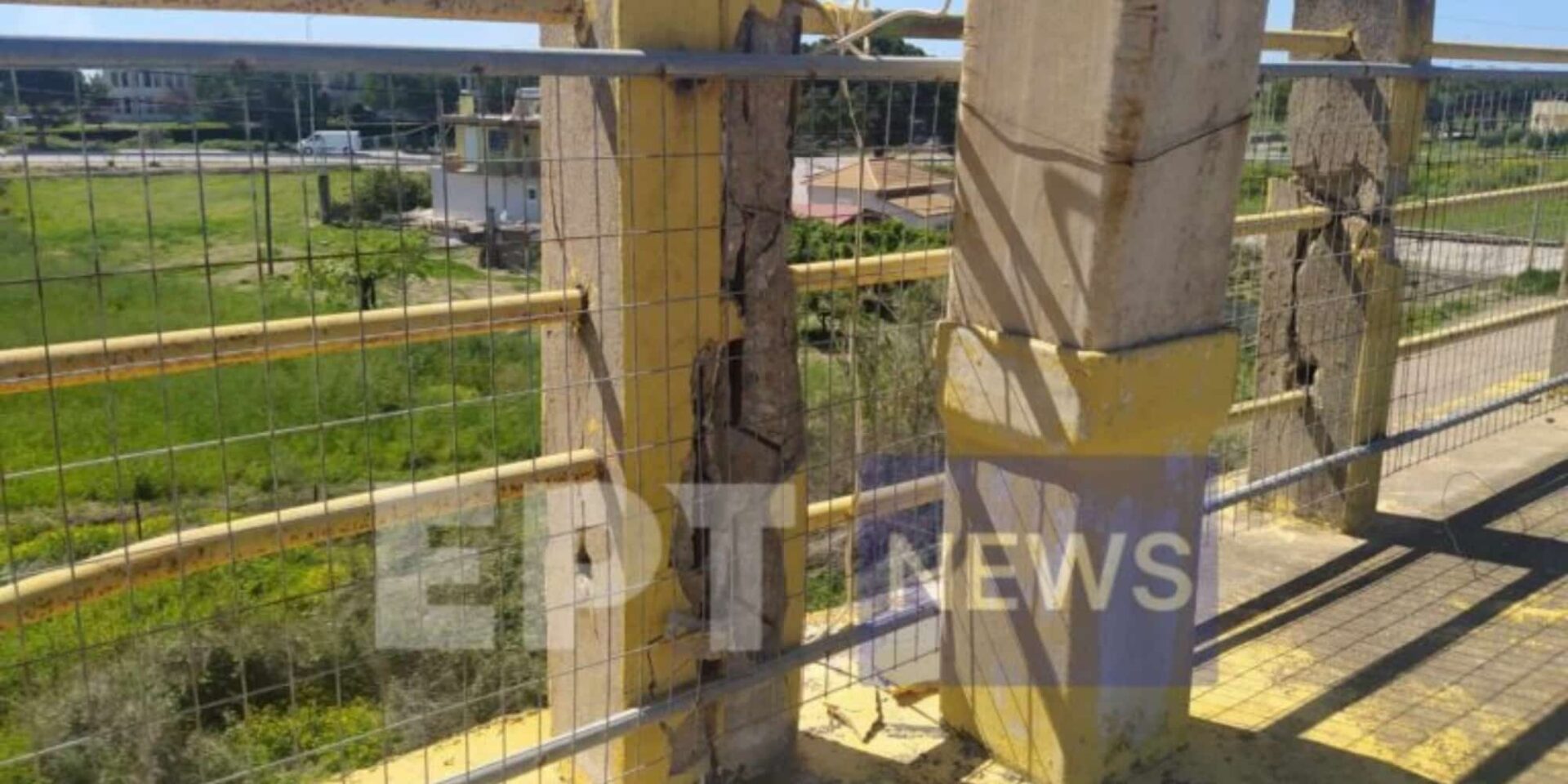 Ζημιές στο γήπεδο