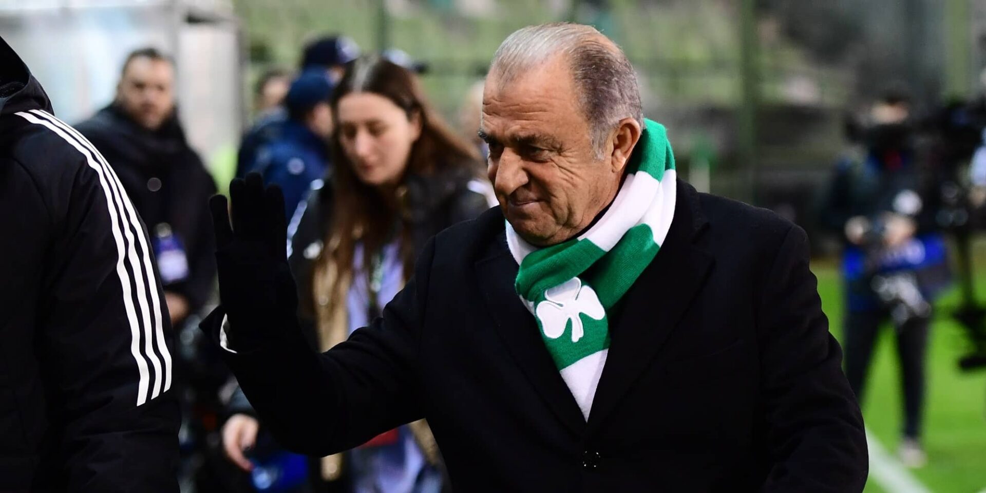 Ο Φατίχ Τερίμ σε αγώνα Παναθηναϊκός-Ολυμπιακός